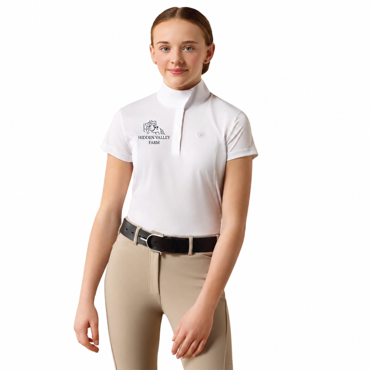 Hidden Valley Farm Youth Ariat Aptos Short Sleeve Show Shirt