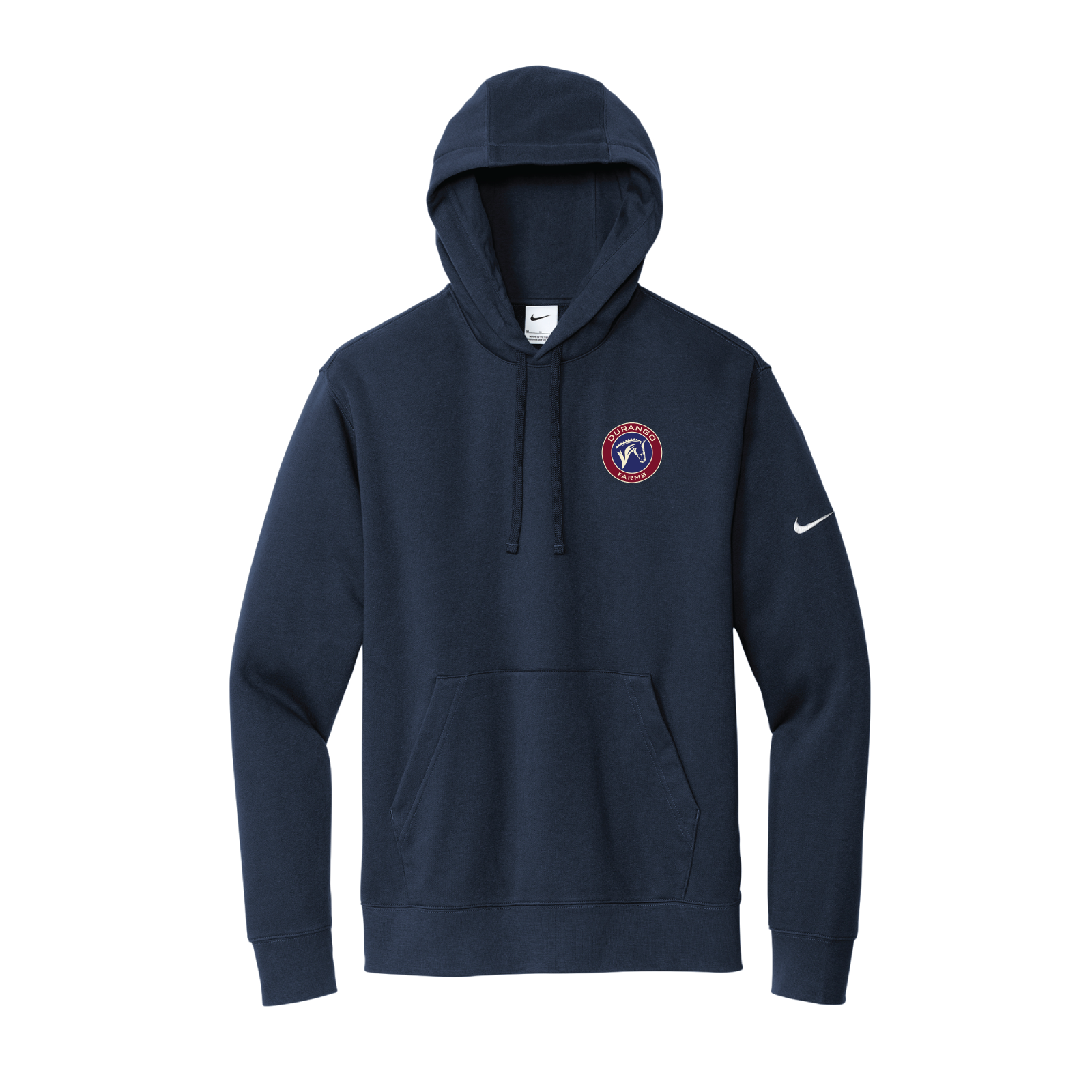 Durango Farms Unisex Nike Club Fleece Pullover Hooded Sweatshirt