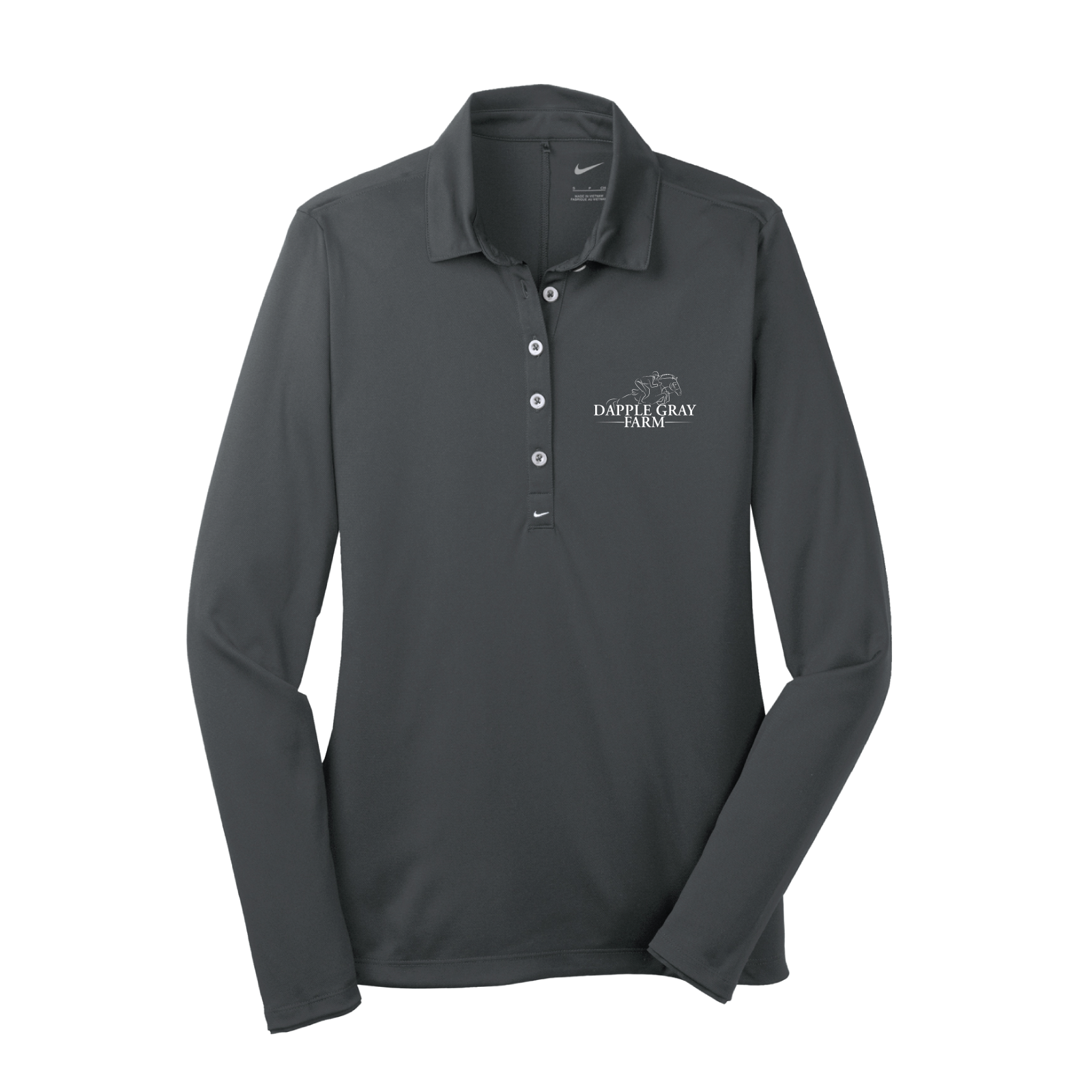 Dapple Gray Farm Women's Nike Tech Dri-FIT Long Sleeve Polo