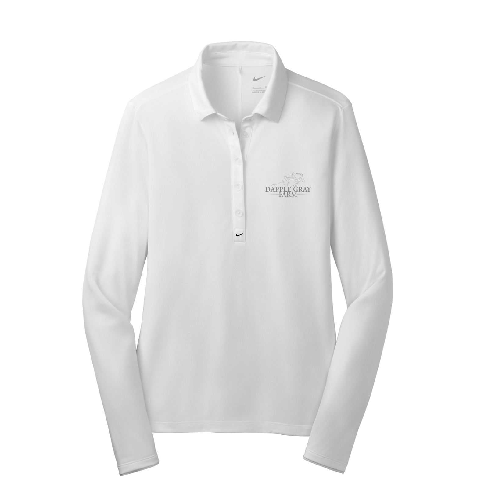 Dapple Gray Farm Women's Nike Tech Dri-FIT Long Sleeve Polo