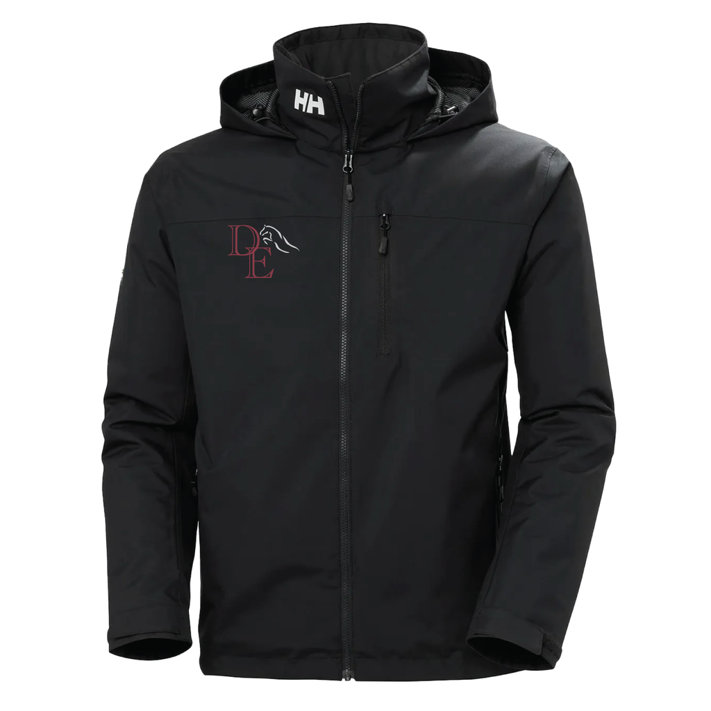Midlayer Designs Delacreme Equestrian Men's Helly Hansen Crew Midlayer Hooded Jacket