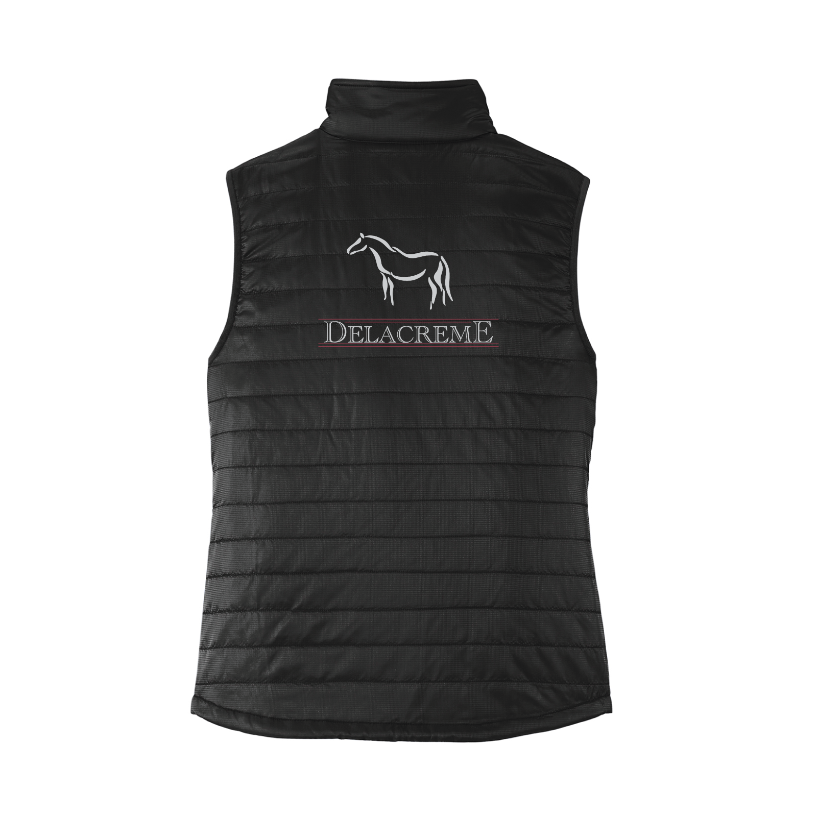 Delacreme Equestrian Women's Port Authority Packable Puffy Vest