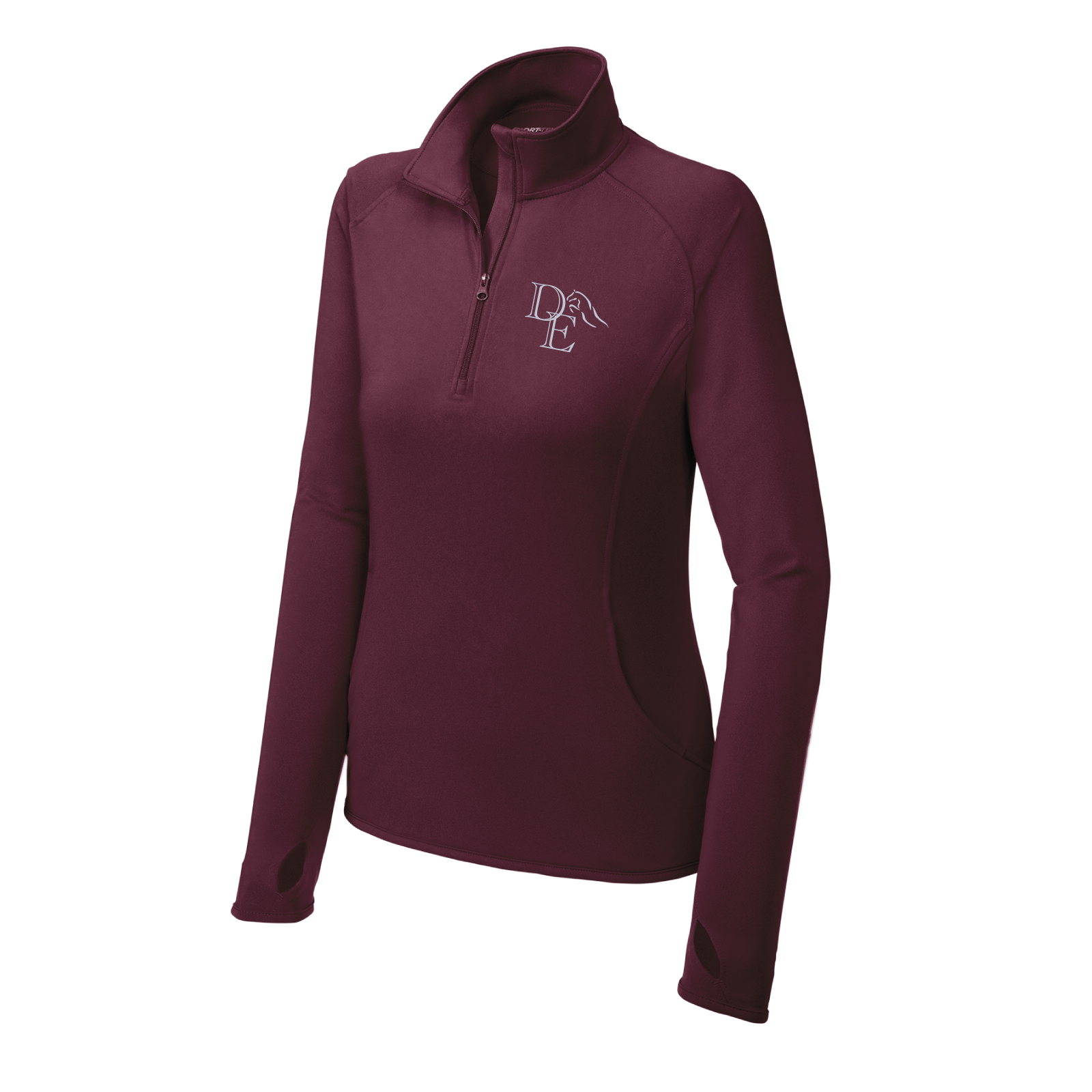 Delacreme Equestrian Women's Sport-Tek Sport-Wick Stretch 1/4 Zip Pullover