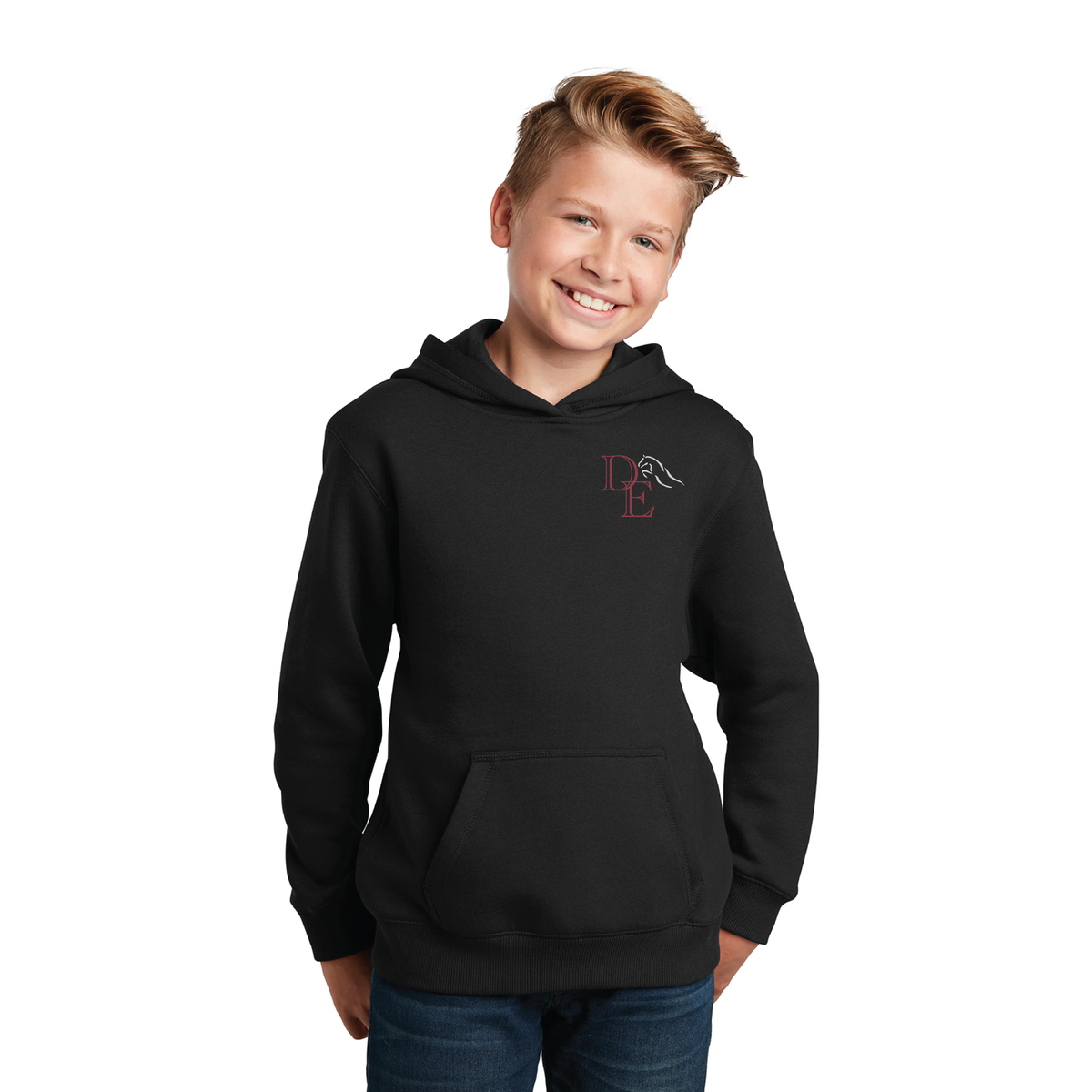 Delacreme Equestrian Youth Sport-Tek Pullover Hooded Sweatshirt