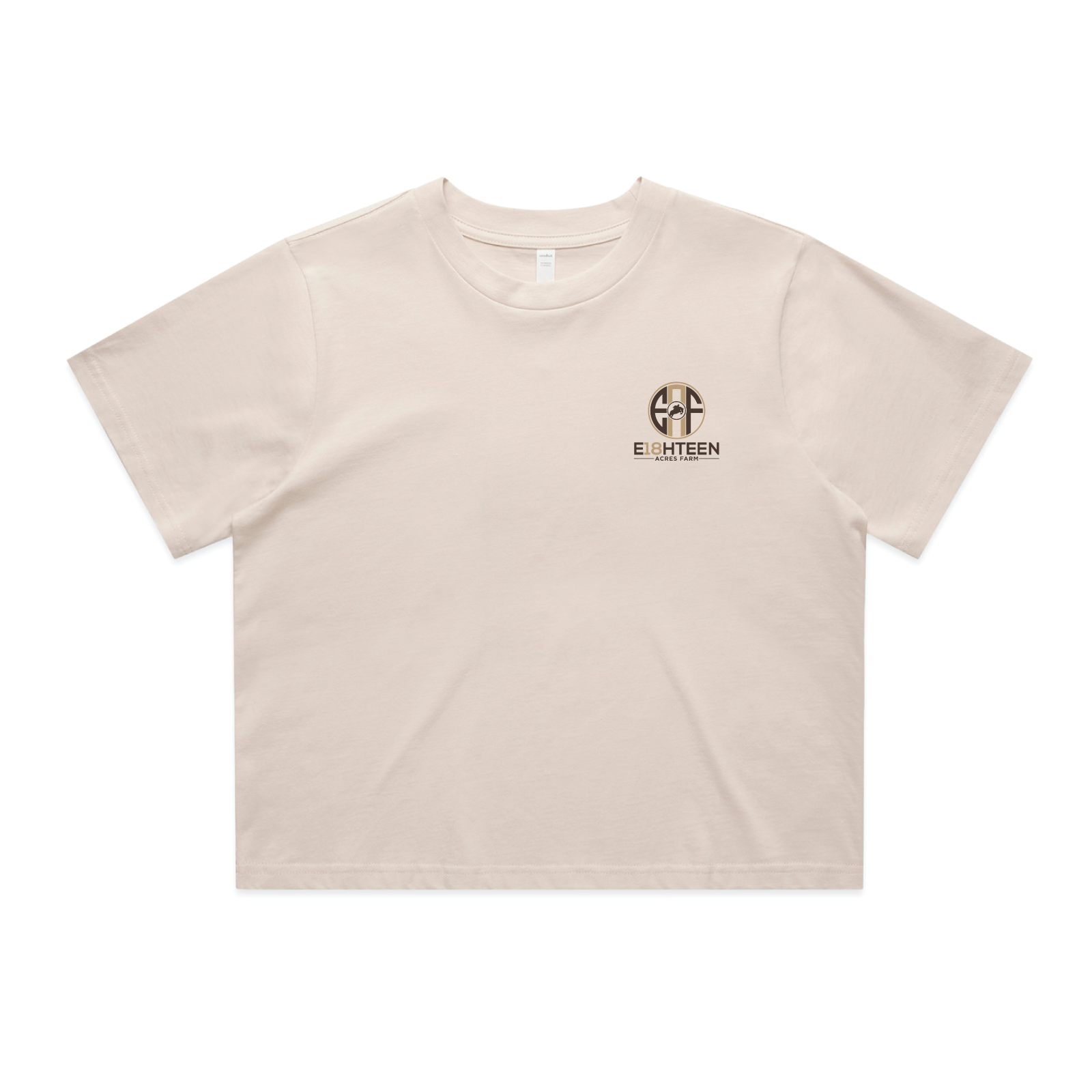 Eighteen Acres Farm Women's Ascolour Classic Crop Tee