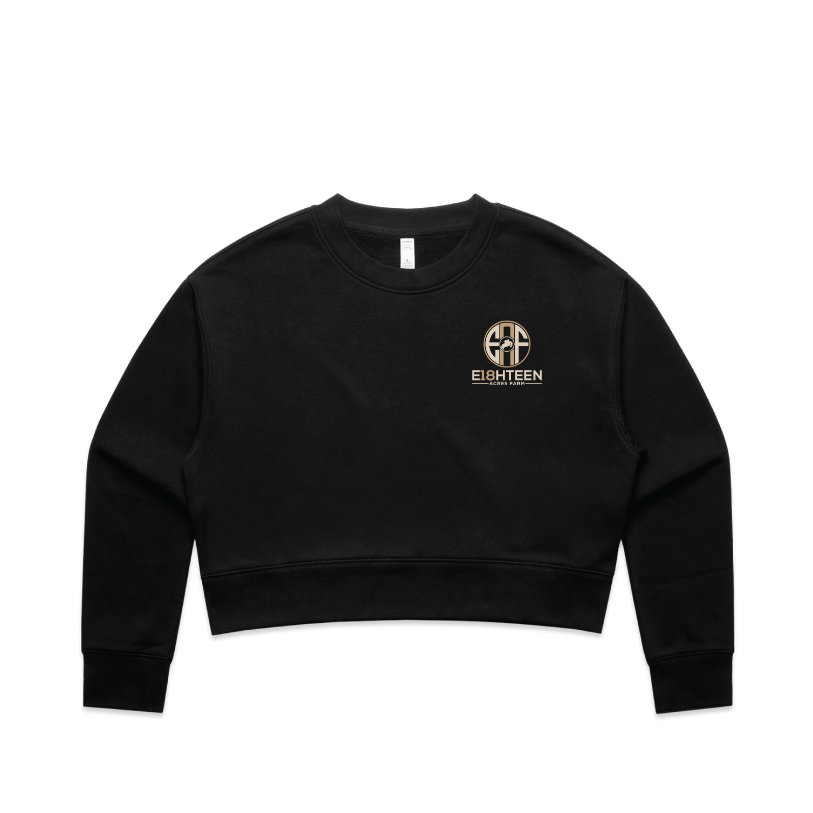 Eighteen Acres Farm Women's AScolour Relax Crop Crew