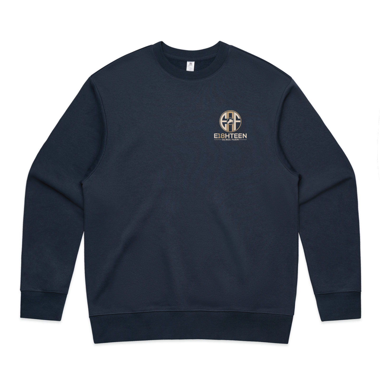 Eighteen Acres Farm Men's AScolour Heavy Crew