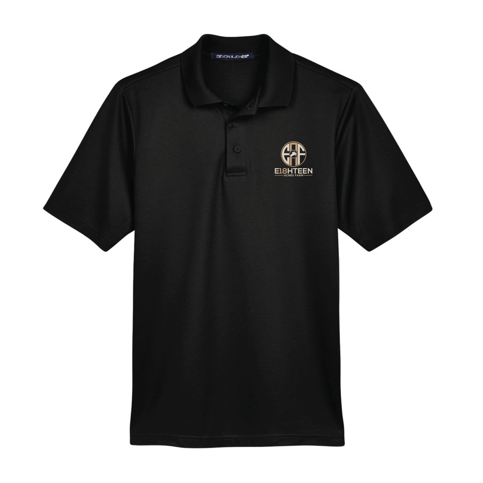 Eighteen Acres Farm Men's Devon & Jones Performance Polo