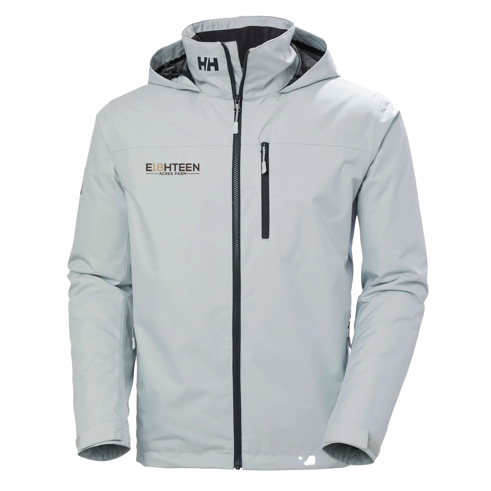 Eighteen Acres Farm Men's Helly Hansen Crew Midlayer Hooded Jacket