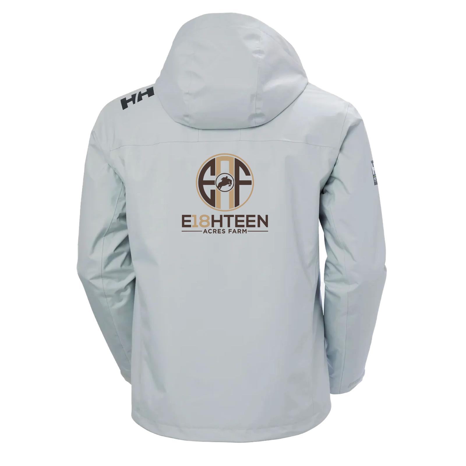 Eighteen Acres Farm Men's Helly Hansen Crew Midlayer Hooded Jacket