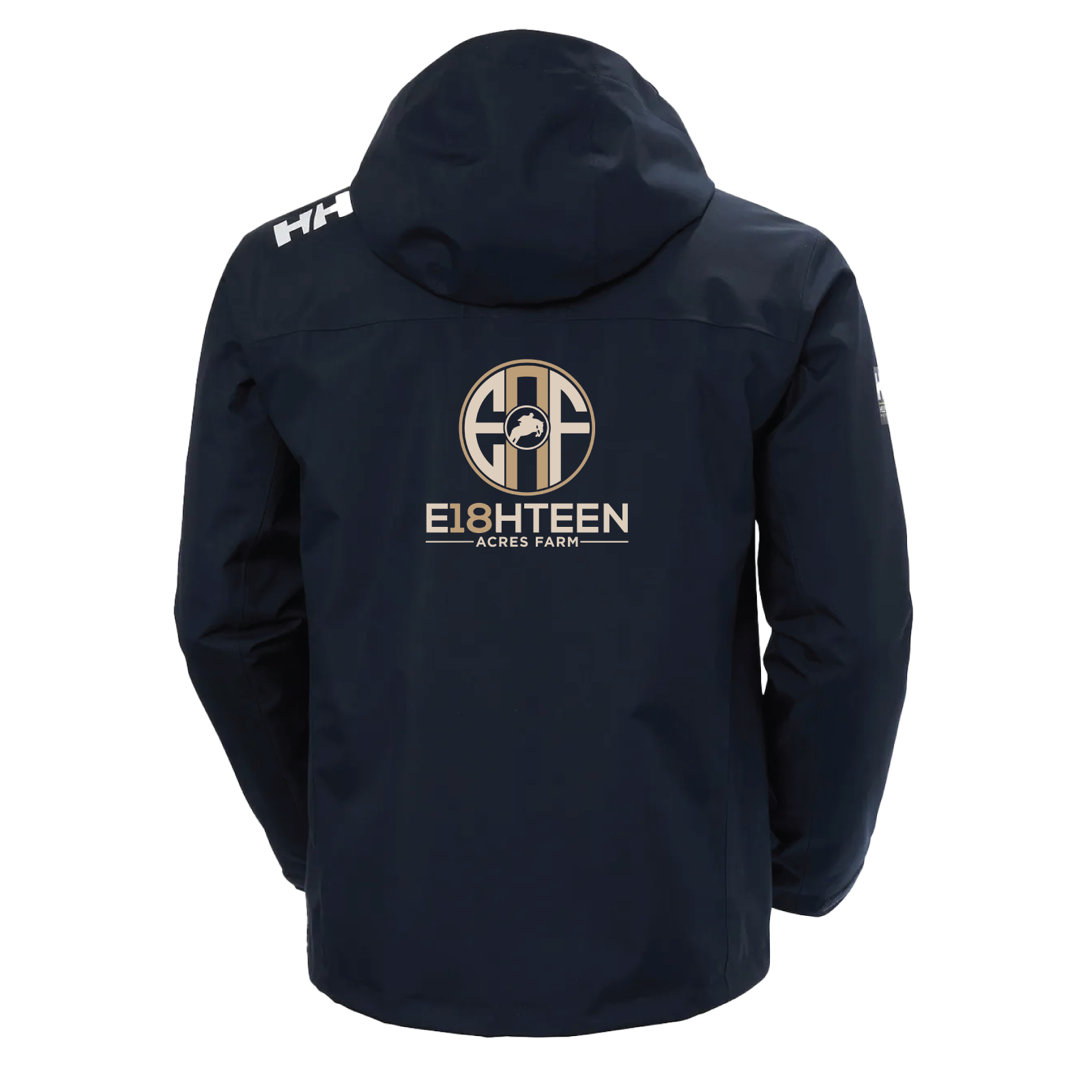 Eighteen Acres Farm Men's Helly Hansen Crew Midlayer Hooded Jacket