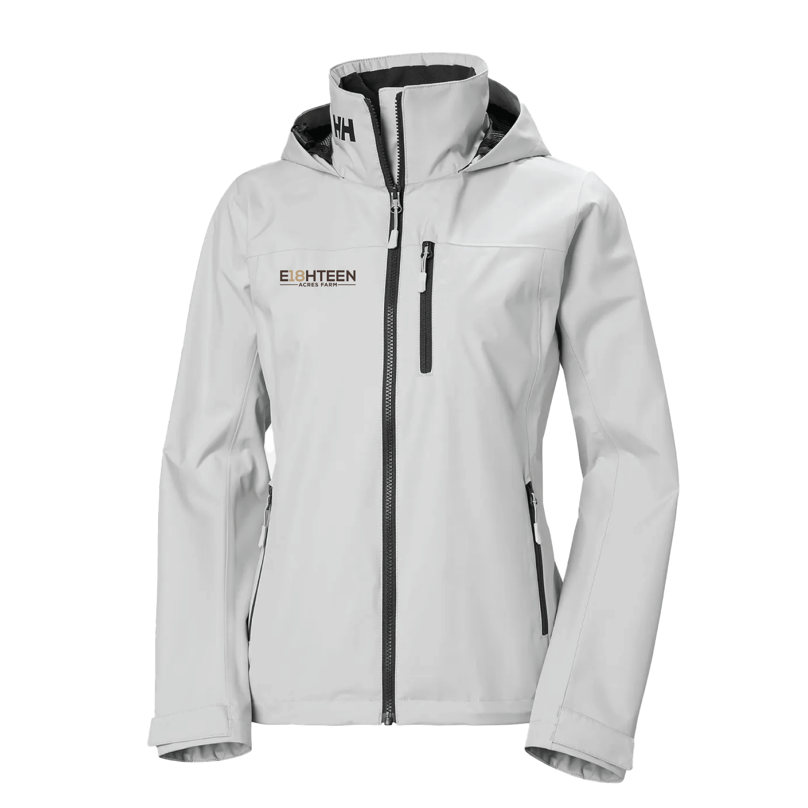 Eighteen Acres Farm Women's Helly Hansen Crew Midlayer Hooded Jacket