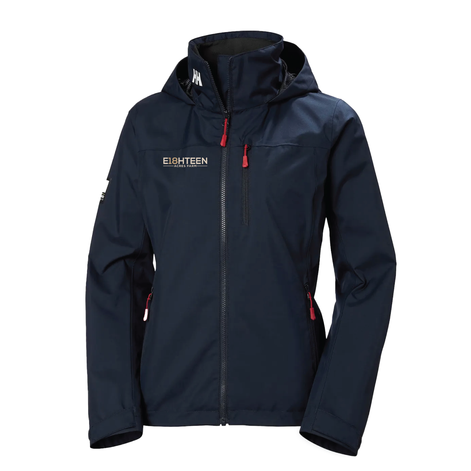 Eighteen Acres Farm Women's Helly Hansen Crew Midlayer Hooded Jacket