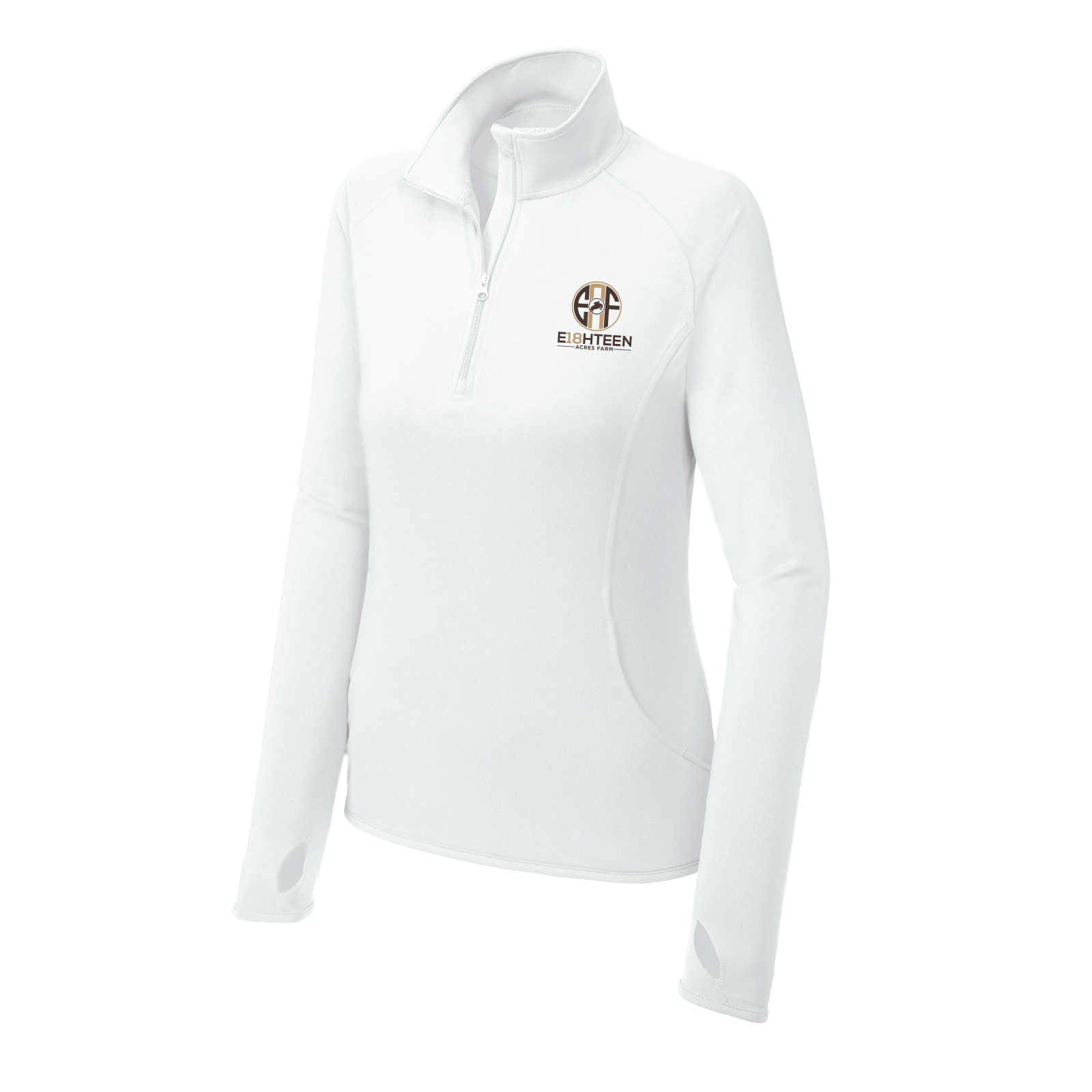 Eighteen Acre Farm Women's Sport-Tek Sport-Wick Stretch 1/4 Zip Pullover