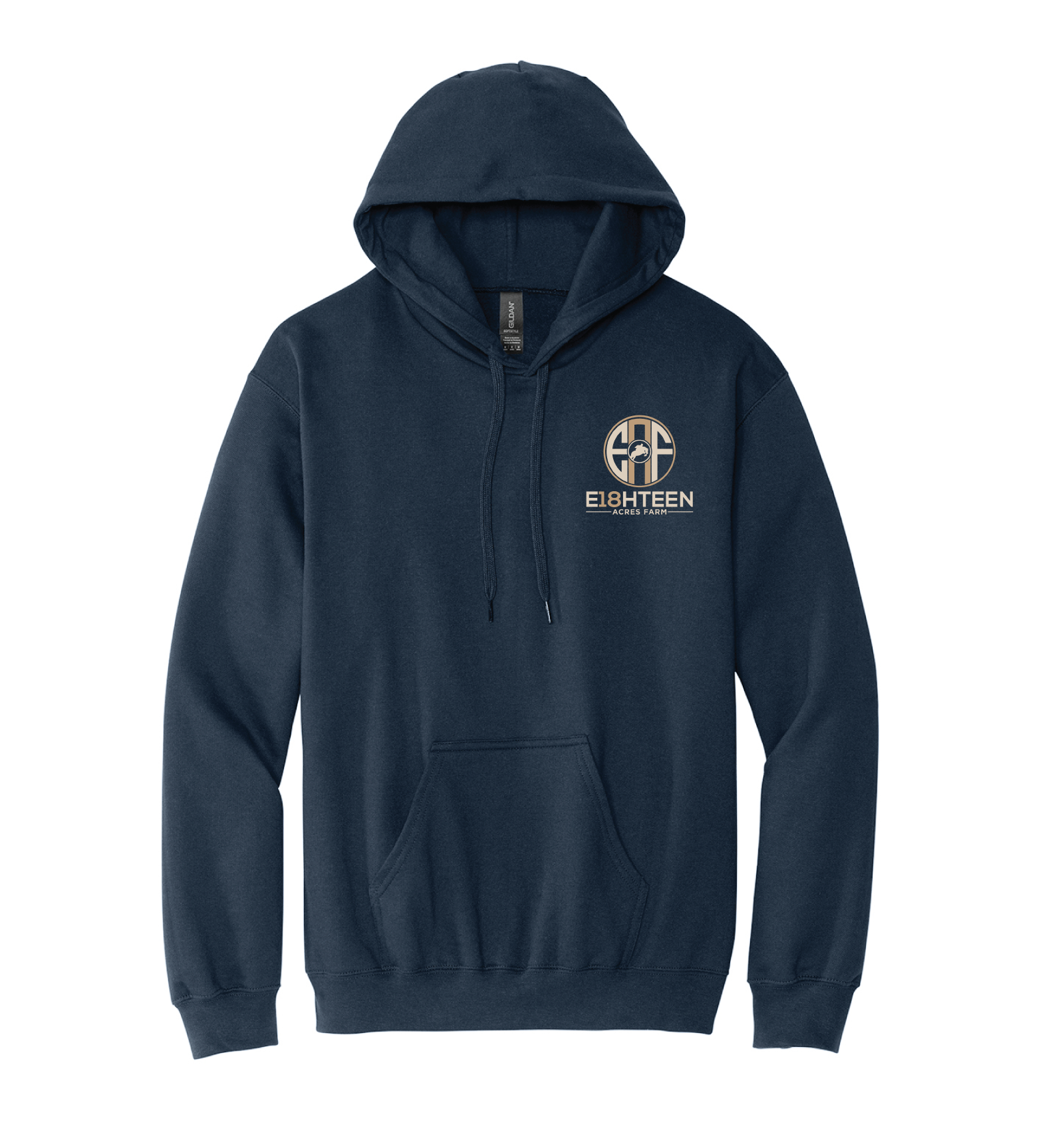 Eighteen Acres Farm Unisex Gildan Softstyle Pullover Hooded Sweatshirt