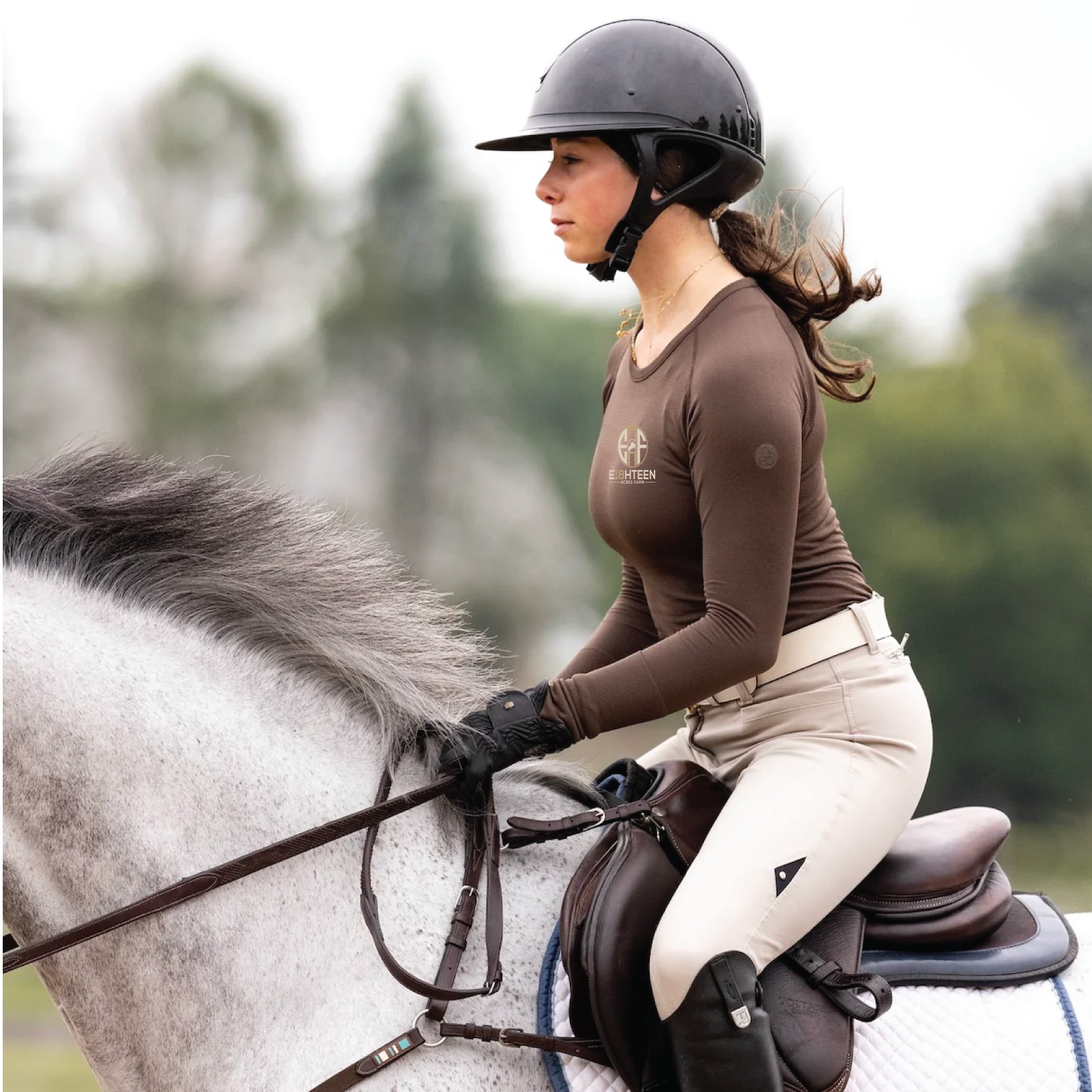 Eighteen Acres Farm Women's TKEQ 'Kennedy' Seamless Long Sleeve