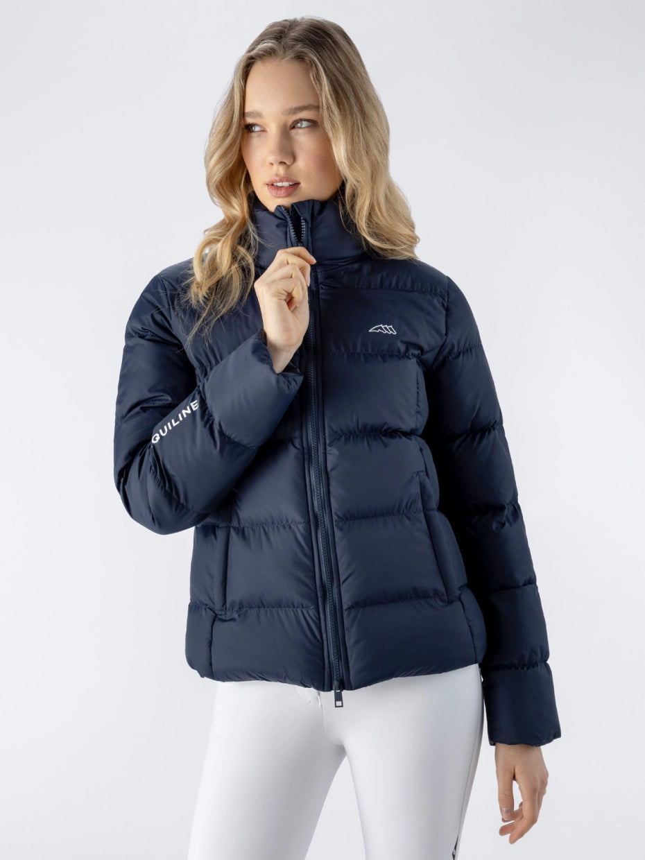 Women's Equiline EQESATEK Padded Blue Jacket