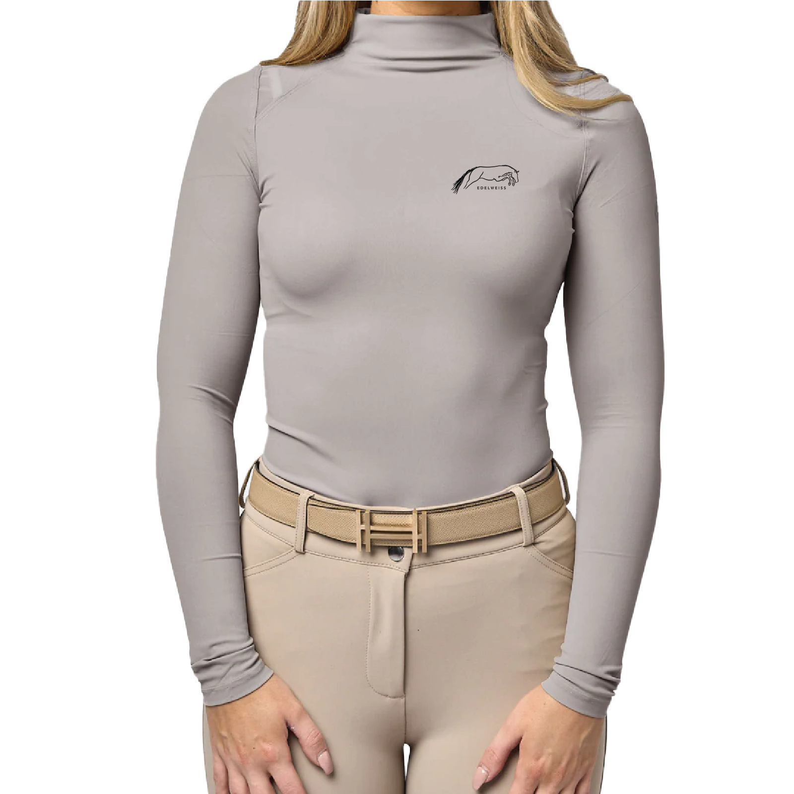 Women's TKEQ 'Chloe' High Collar Technical Top