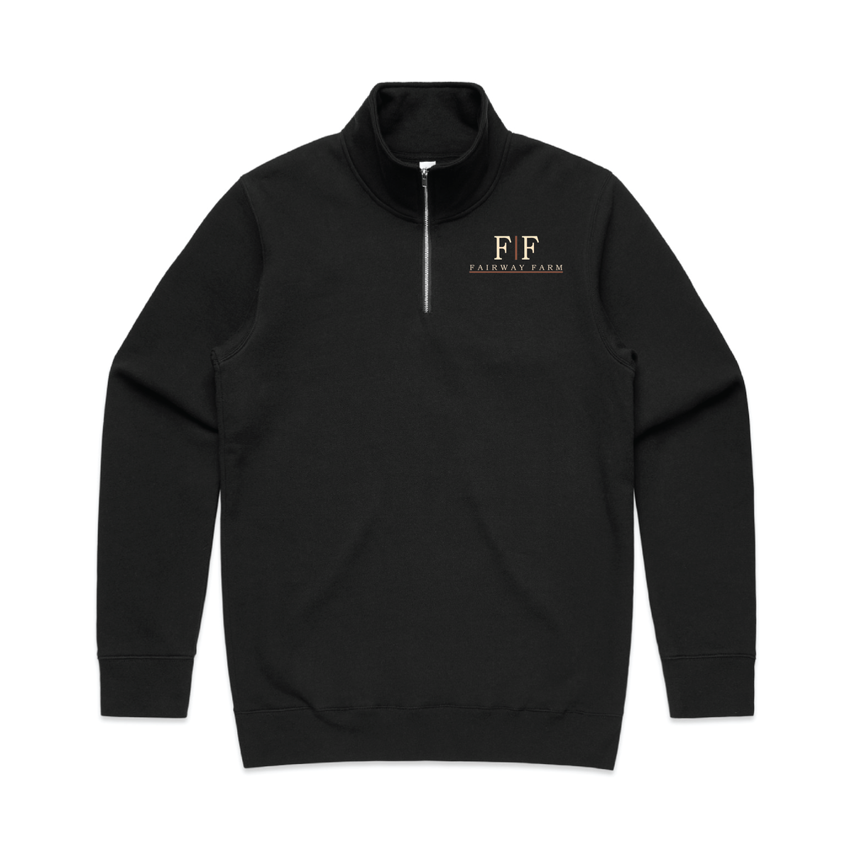 Fairway Farm Men's AS Colour Stencil Half Zip Crew