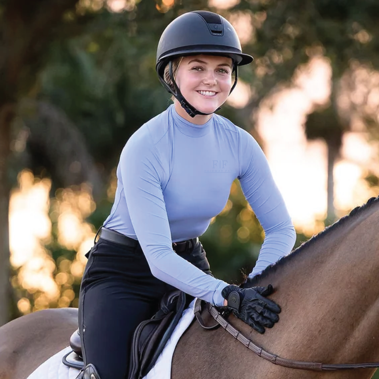Fairway Farm Women's Euphoric Equestrian Aspen Turtleneck