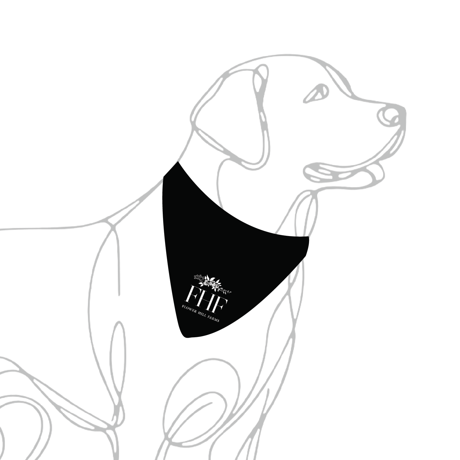 Flower Hill Farms Dog Bandana