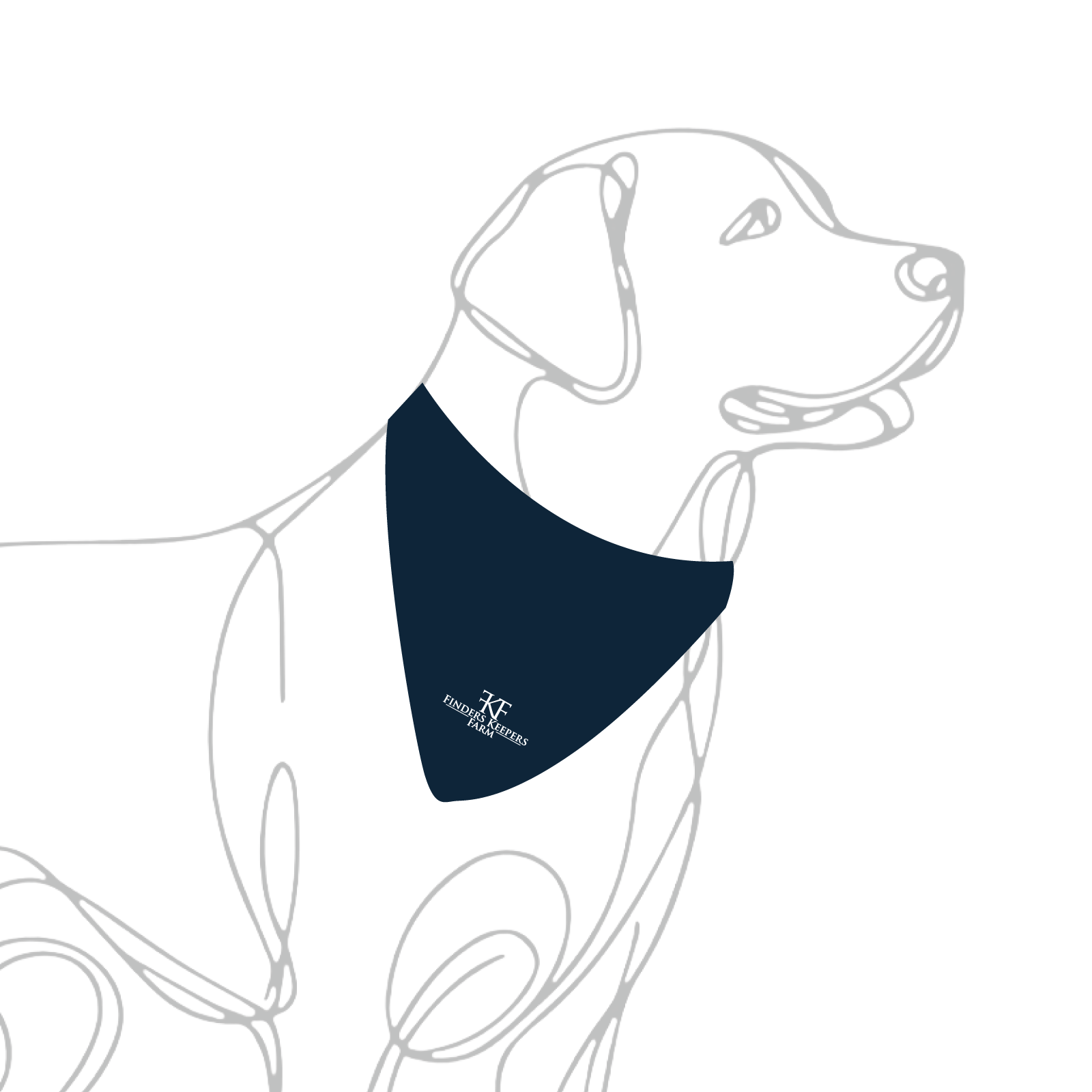 Finders Keepers Farm Dog Bandana