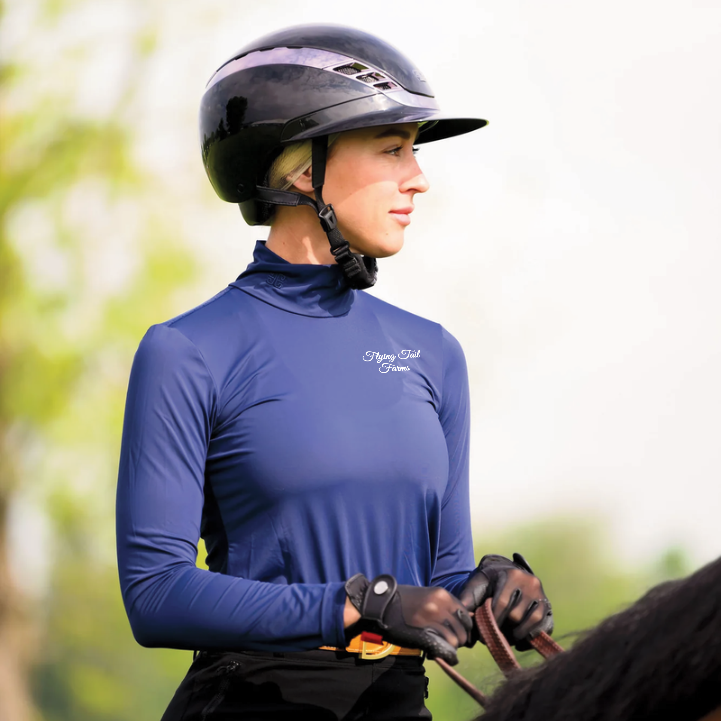 Flying Tail Farms Women's Euphoric Equestrian Otto Turtleneck