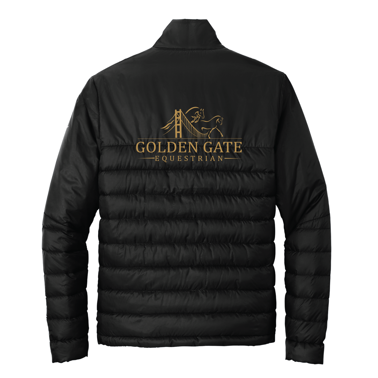 Golden Gate Equestrian Men's Eddie Bauer Quilted Puffy Jacket