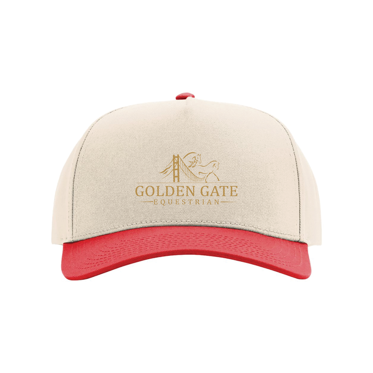 Golden Gate Equestrian Richardson Full Fabric Five-Panel Champ Cap