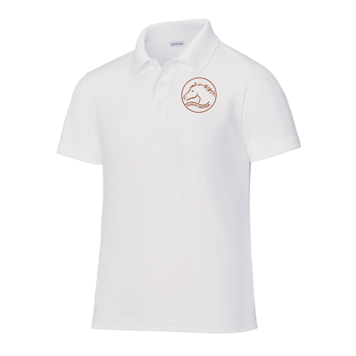 Go Boldly Youth Sport-Tek Competitor Polo