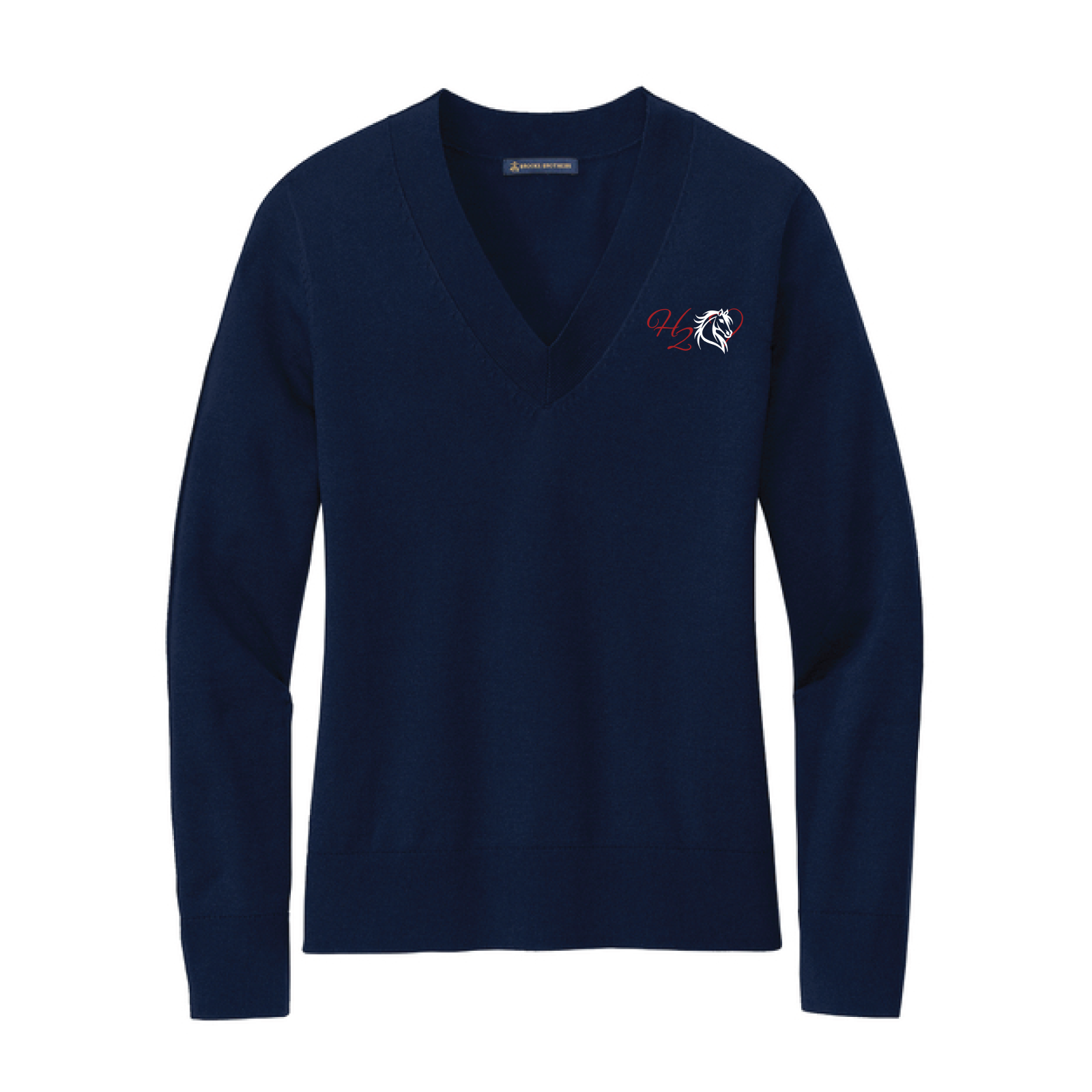 Hart 2 Hart Women’s Brooks Brothers Cotton Stretch V-Neck Sweater