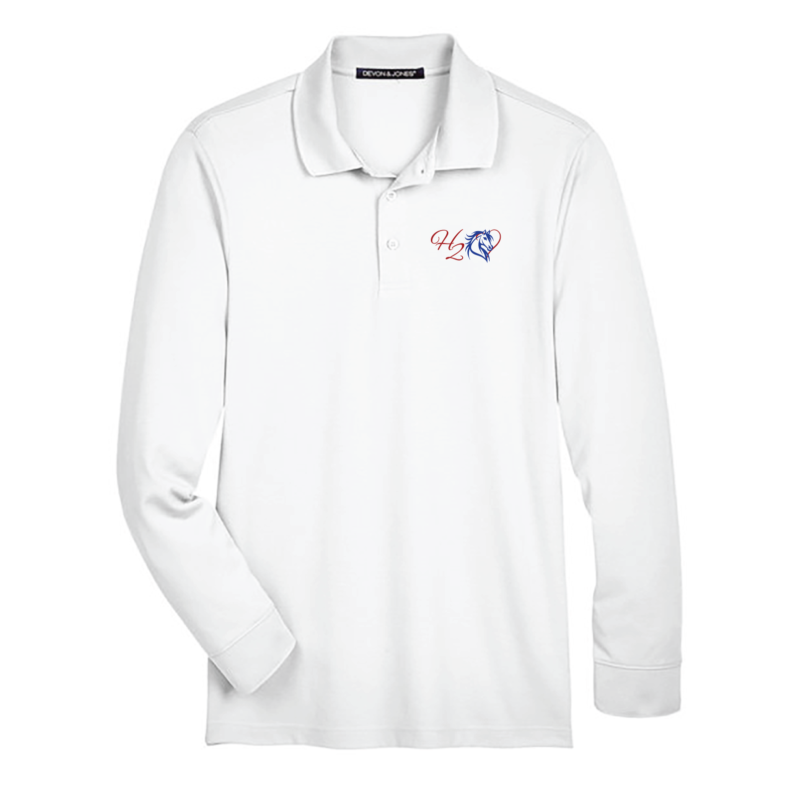 Hart 2 Heart Men's Devon & Jones Long Sleeve Performance Polo