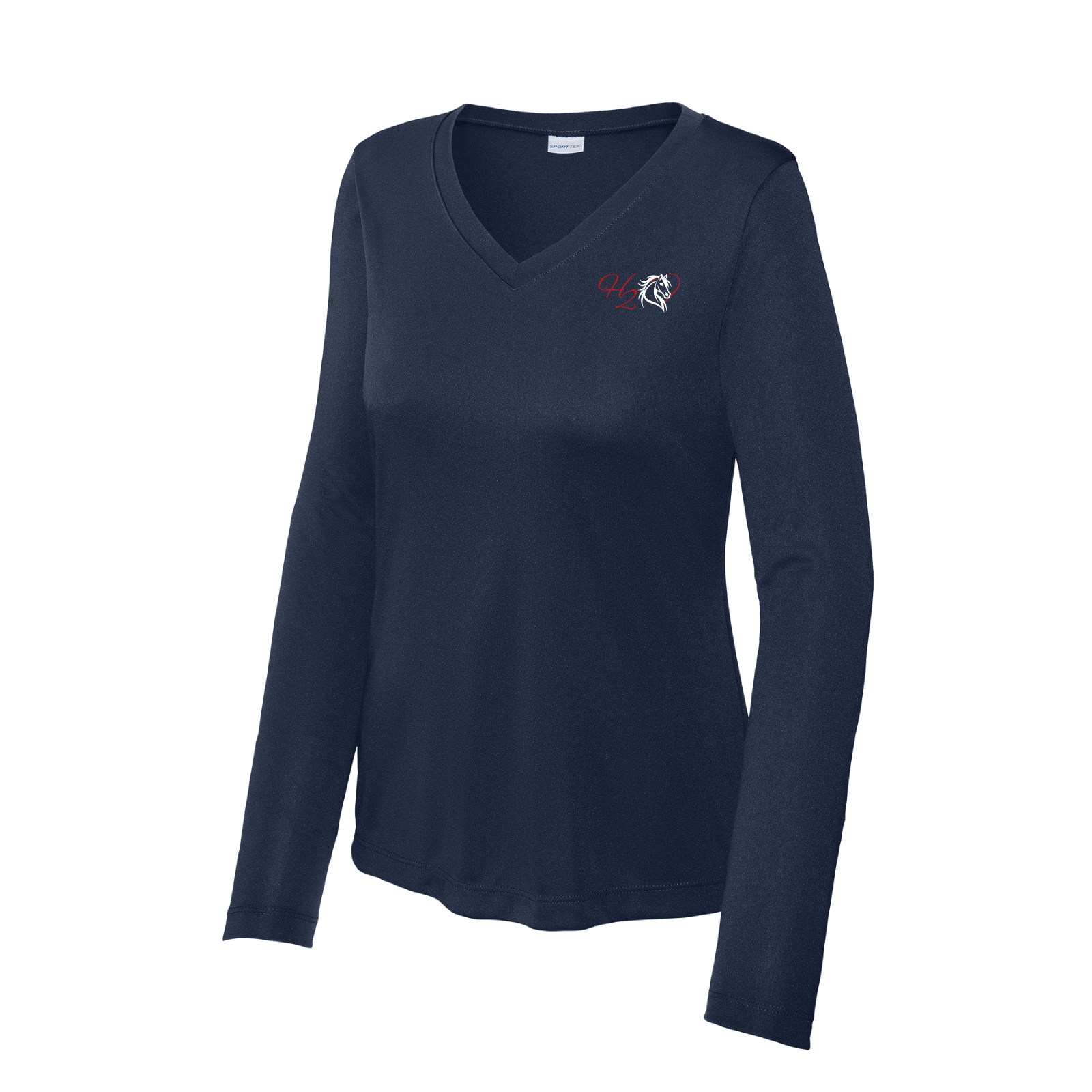 Hart 2 Heart Women's Sport-Tek PosiCharge Competitor Long Sleeve V-Neck