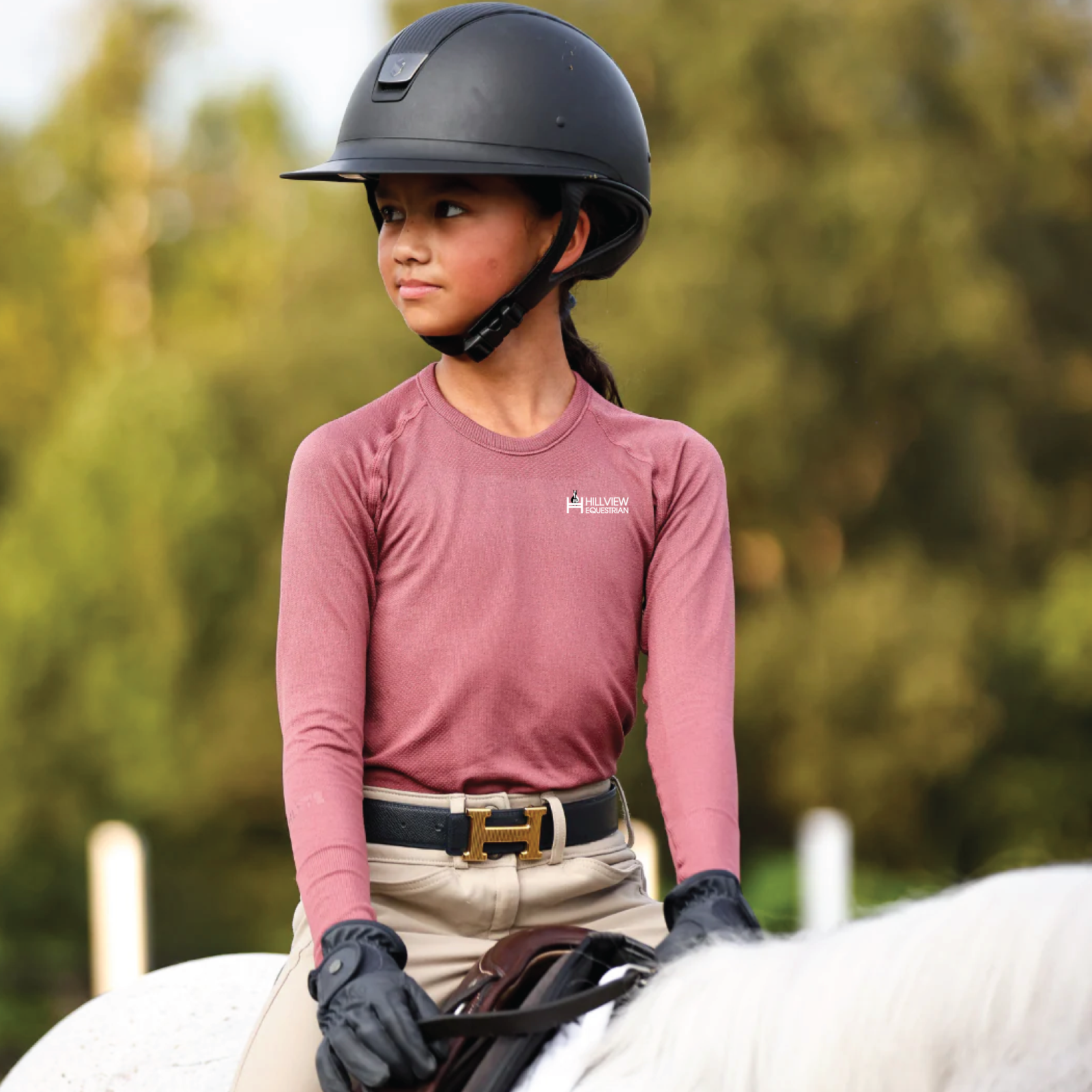 Hillview Equestrian TKEQ MINI Kennedy Seamless Long Sleeve