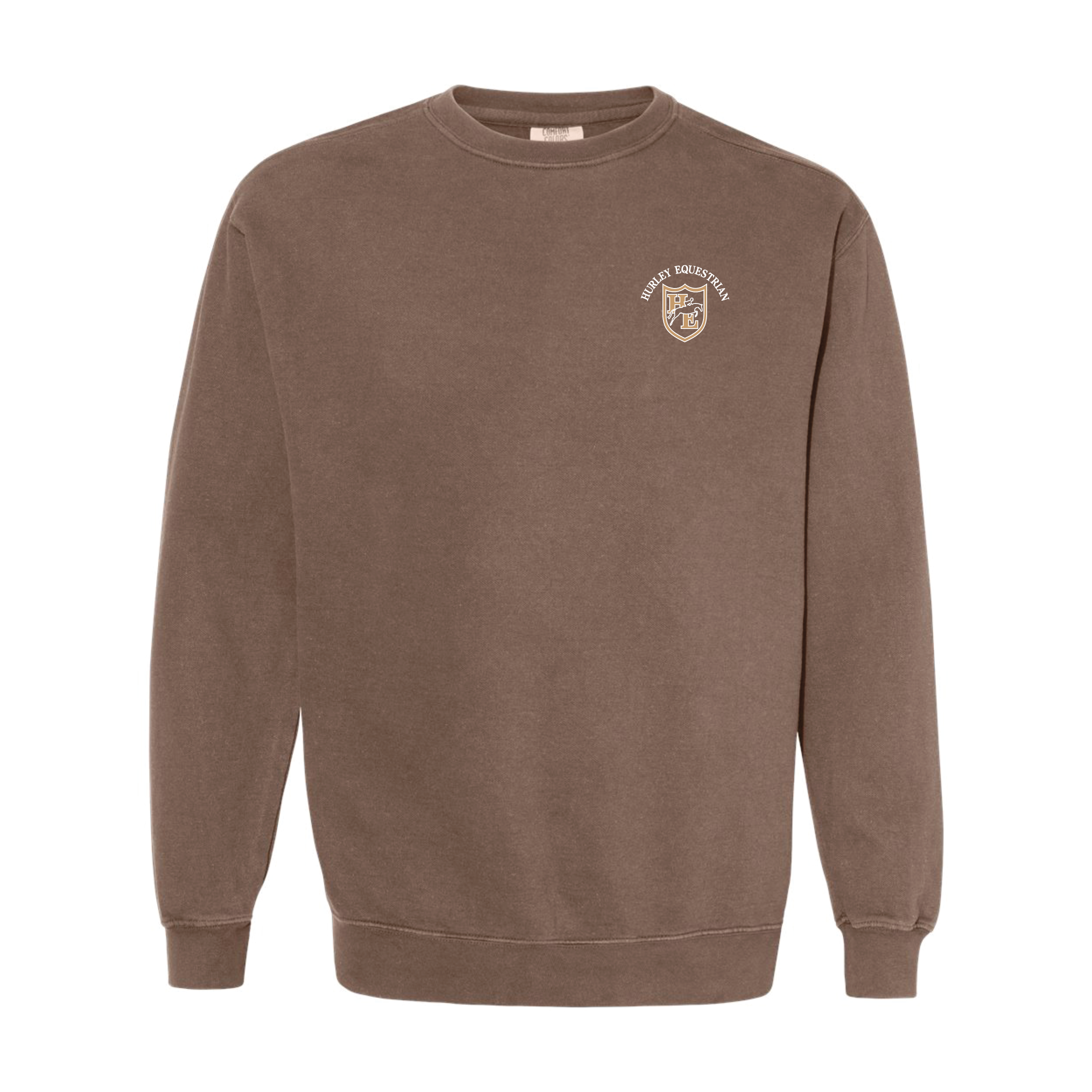 Hurley Equestrian Unisex Comfort Colors Garment Dyed Crewneck