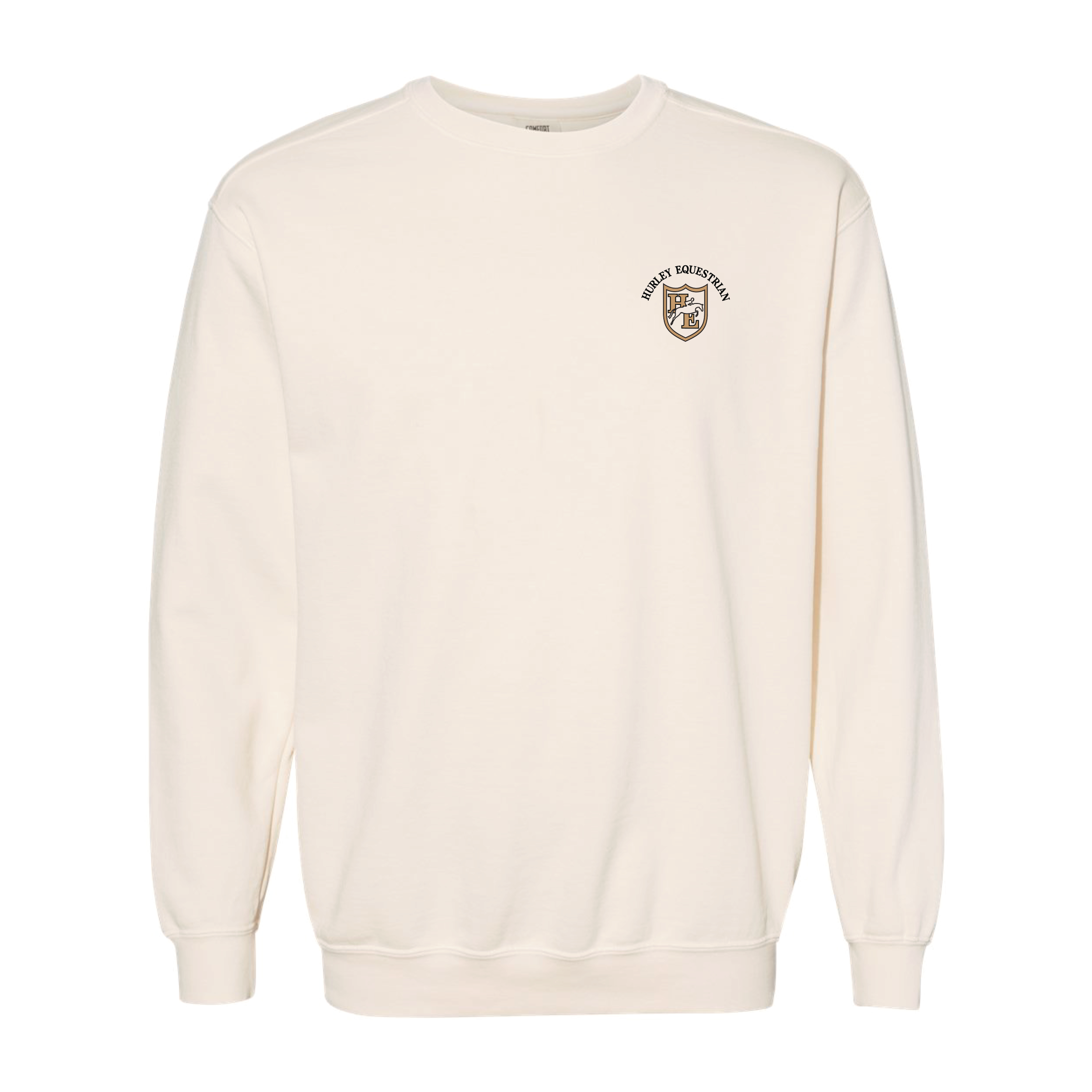 Hurley Equestrian Unisex Comfort Colors Garment Dyed Crewneck