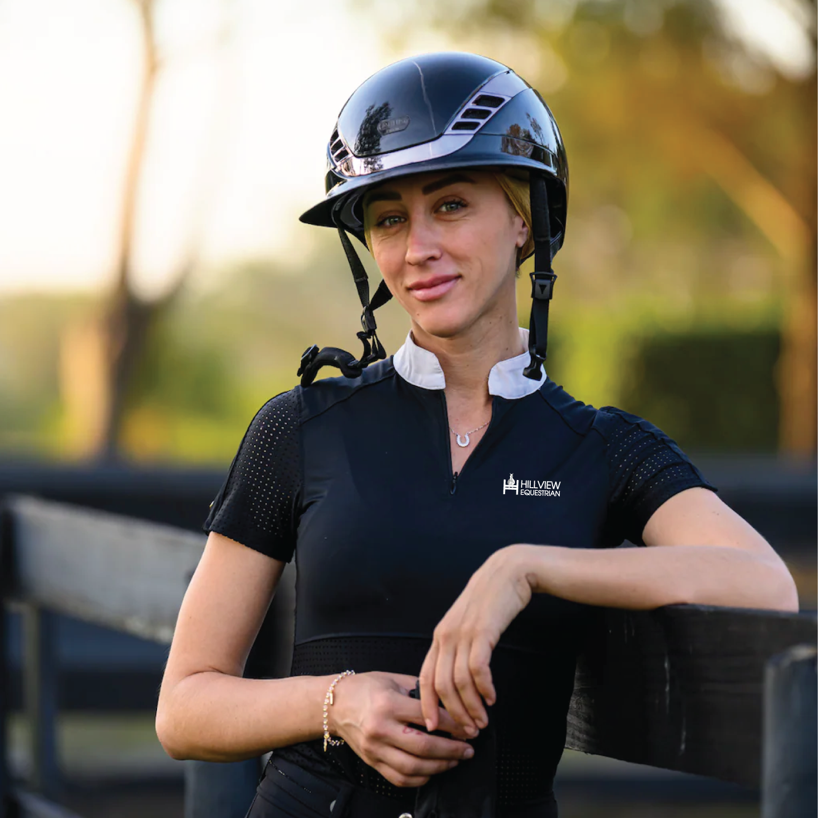 Hillview Equestrian Euphoric Equestrian Grace Short Sleeve Competition Shirt