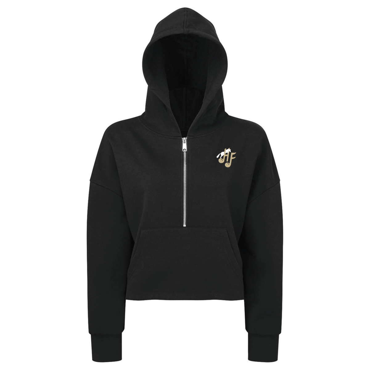 Harmony Farms Women's TriDri Alice Half-Zip Hooded Sweatshirt