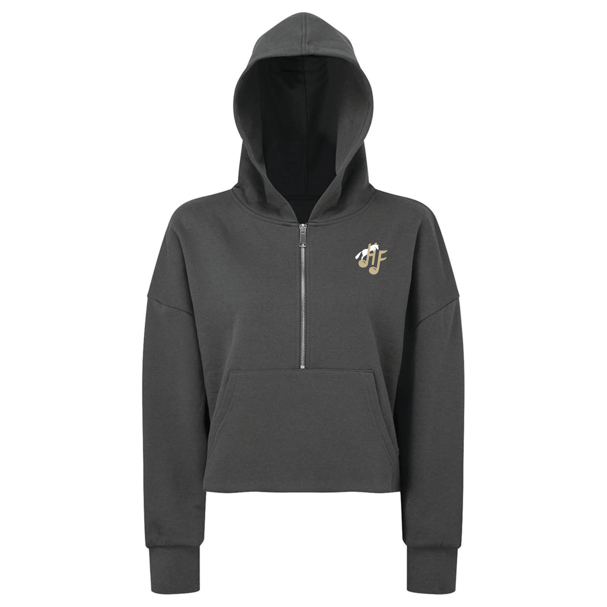 Harmony Farms Women's TriDri Alice Half-Zip Hooded Sweatshirt