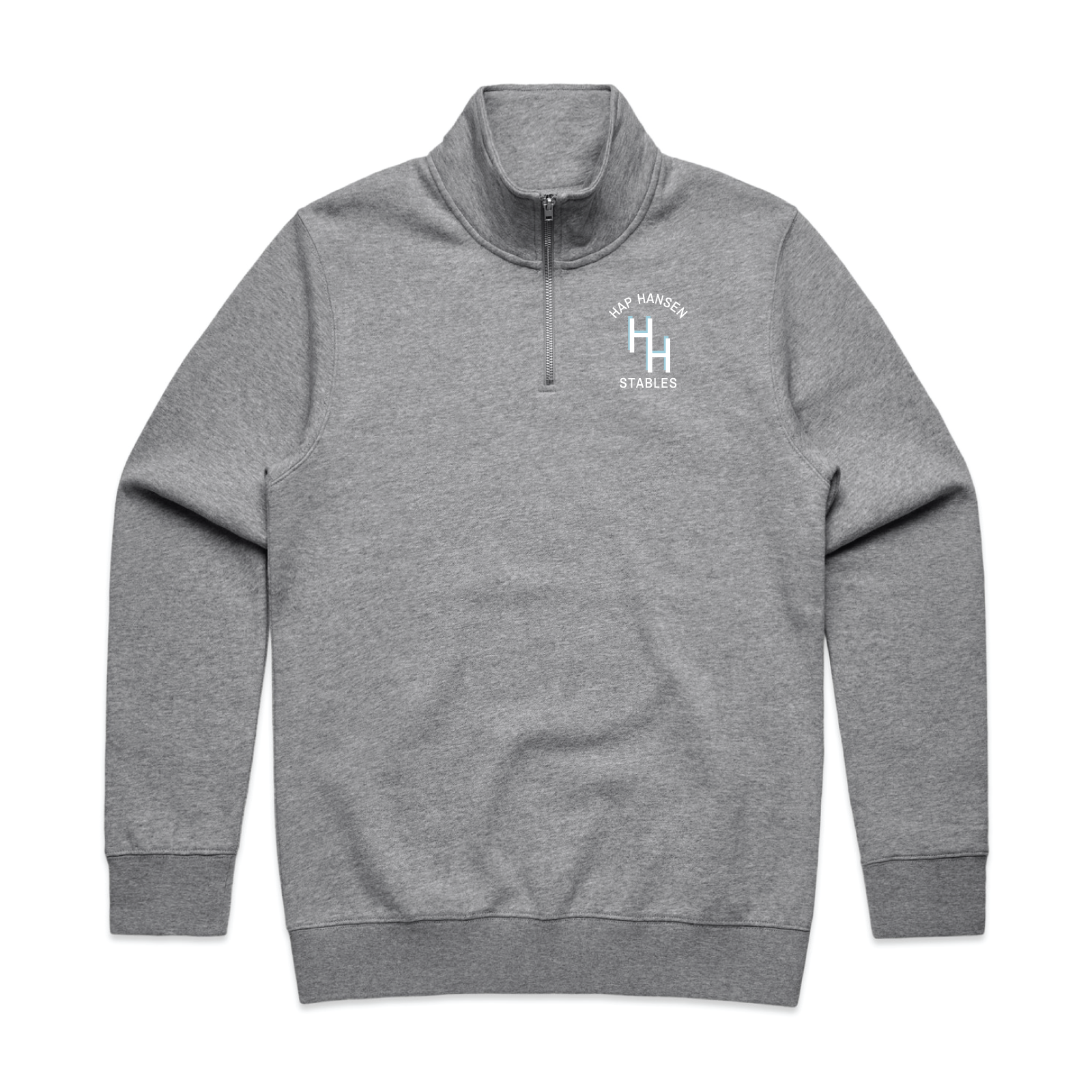 Hap Hansen Stables Men's AS Colour Stencil Half Zip Crew