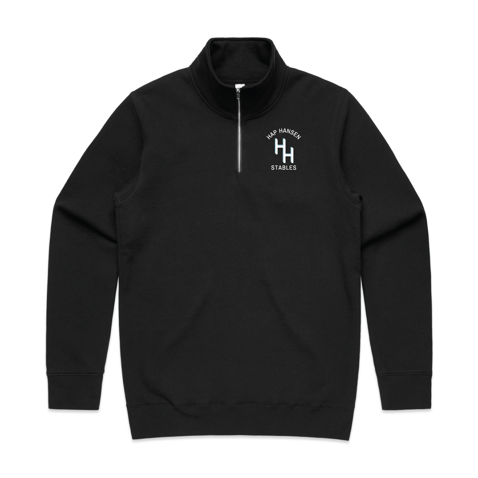 Hap Hansen Stables Men's AS Colour Stencil Half Zip Crew