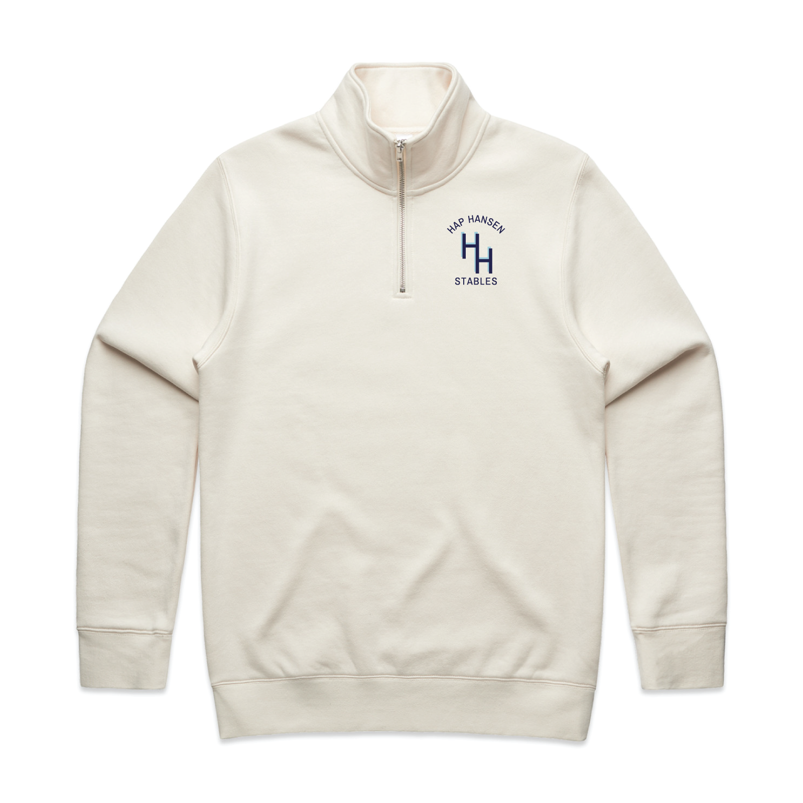 Hap Hansen Stables Men's AS Colour Stencil Half Zip Crew