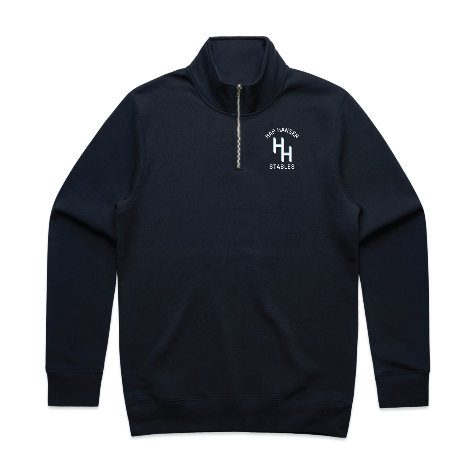 Hap Hansen Stables Men's AS Colour Stencil Half Zip Crew