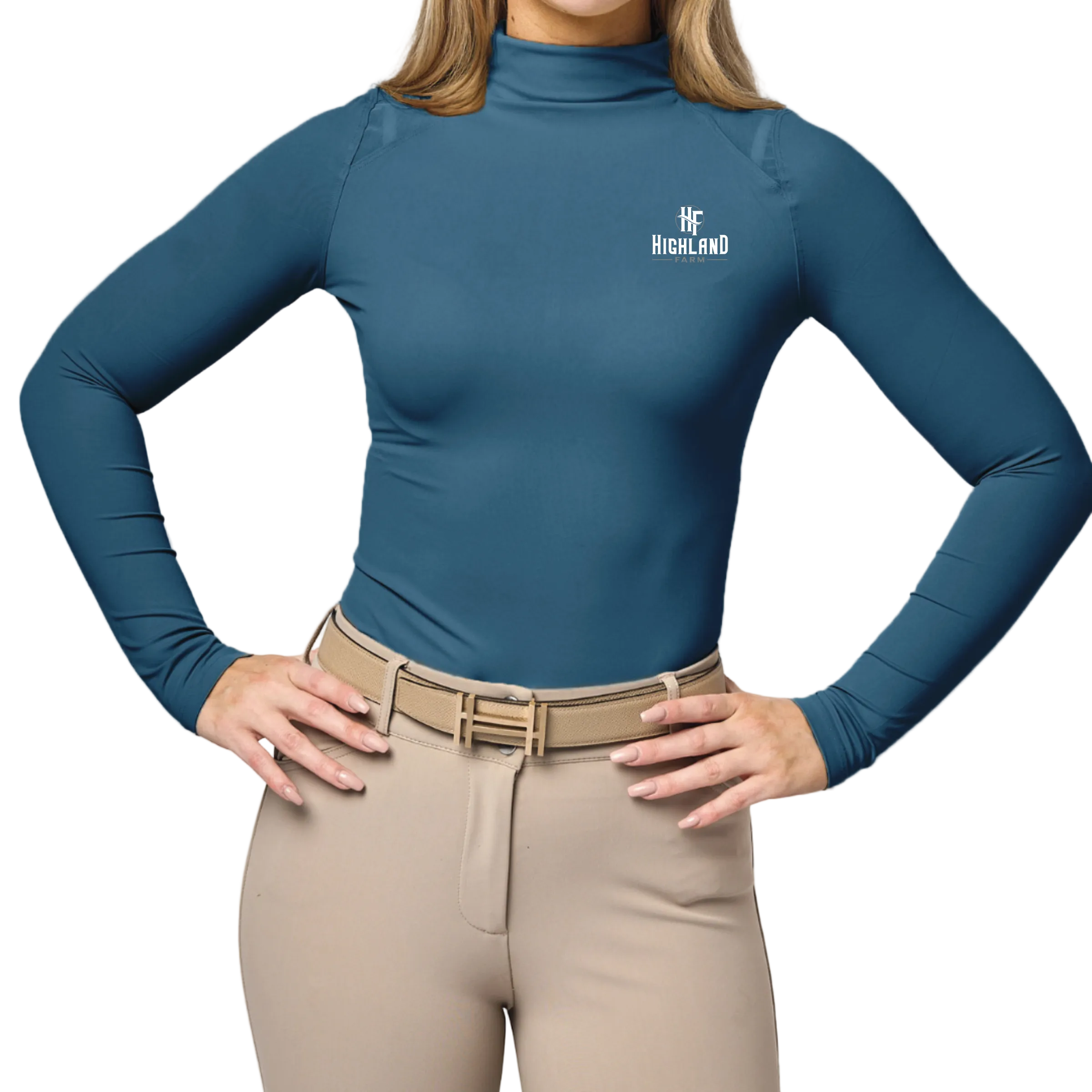 Highland Farm Women's TKEQ 'Chloe' High Collar Technical Top