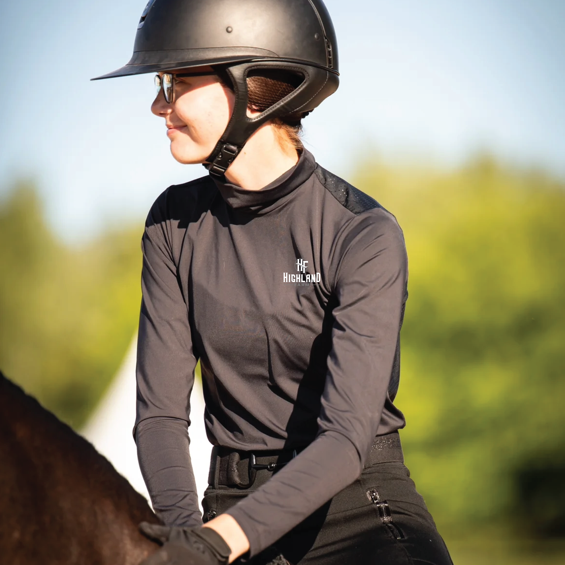 Highland Farm Women's Euphoric Equestrian Otto Turtleneck