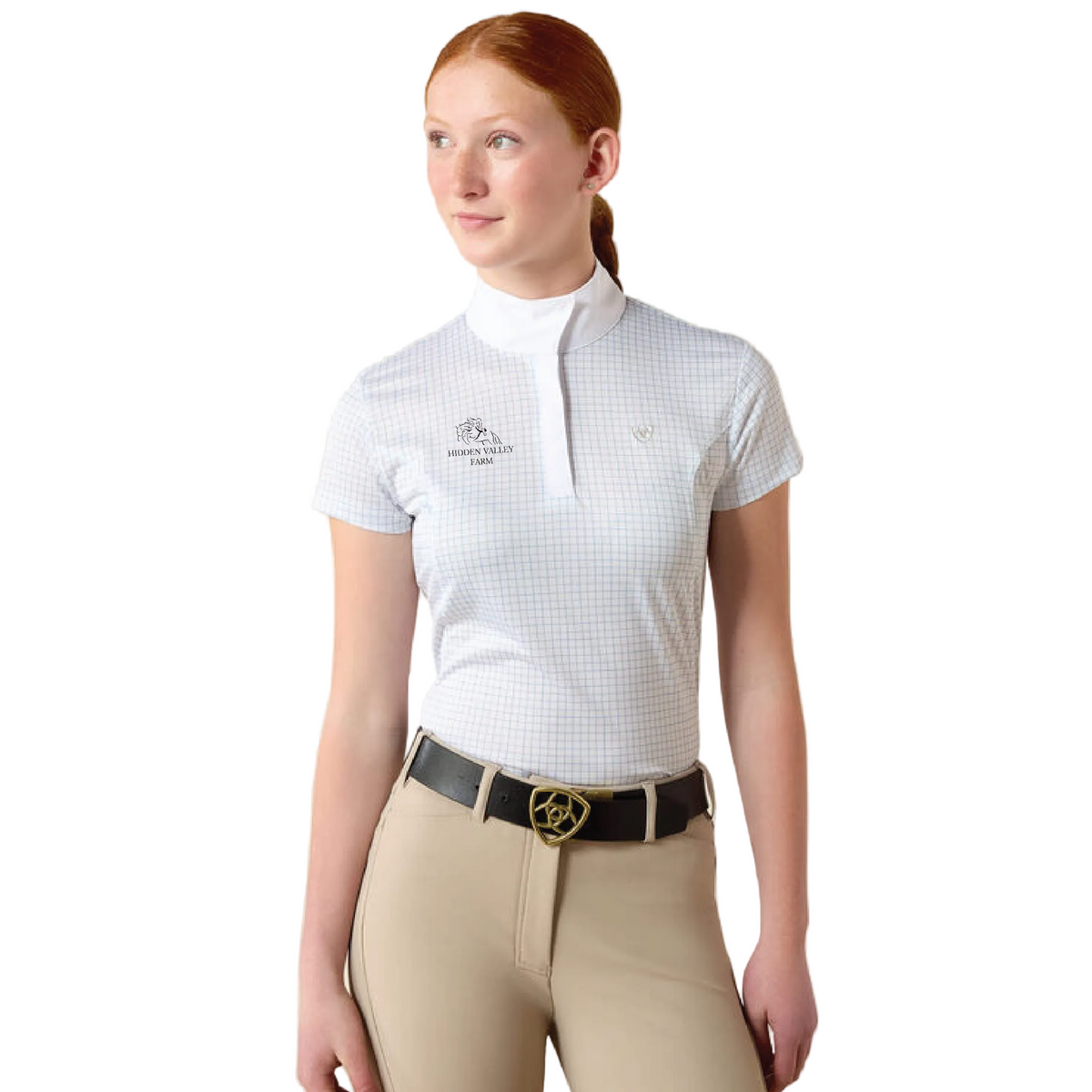 Hidden Valley Farm Youth Ariat Aptos Short Sleeve Show Shirt
