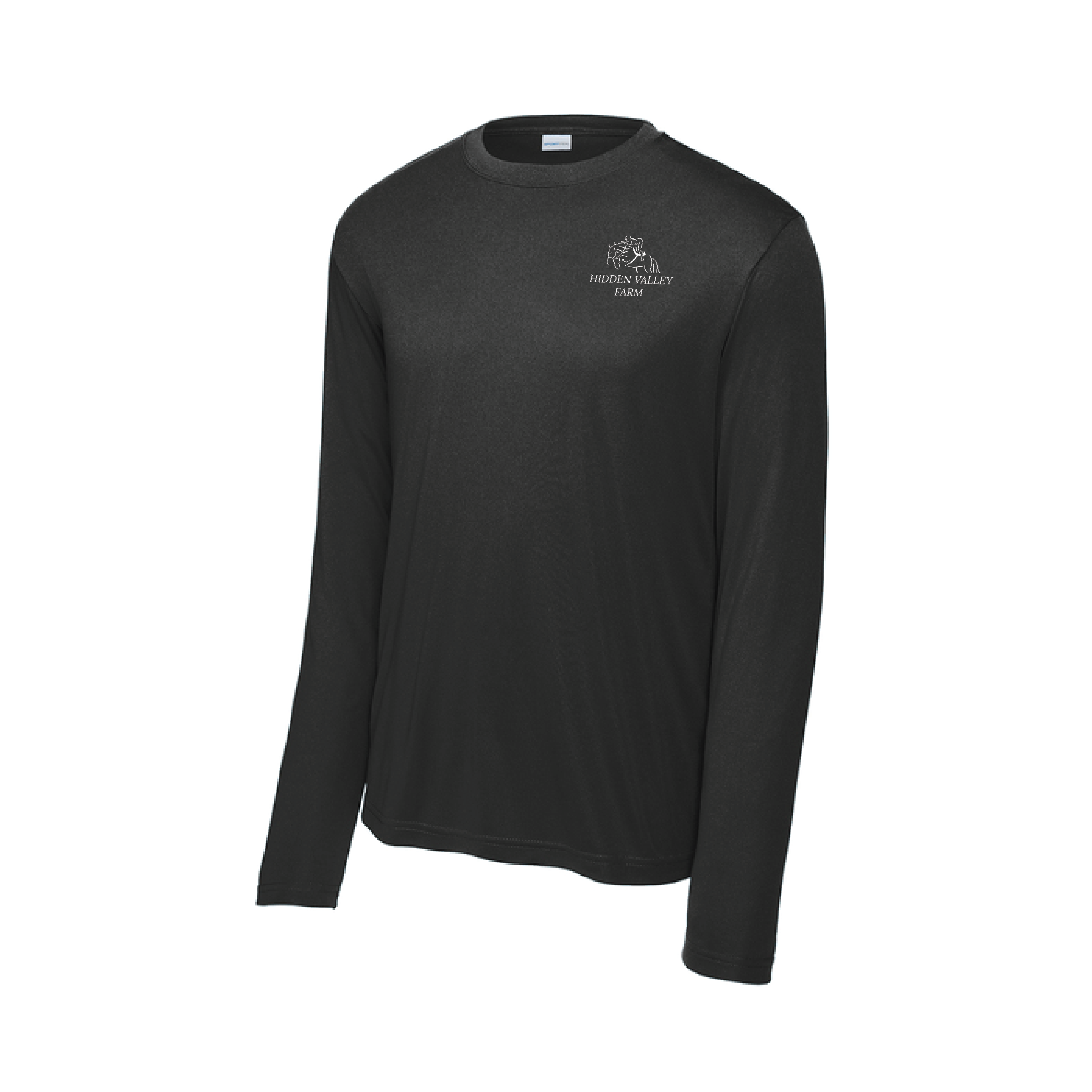 Hidden Valley Farm Men's Sport-Tek Long Sleeve PosiCharge Competitor Tee