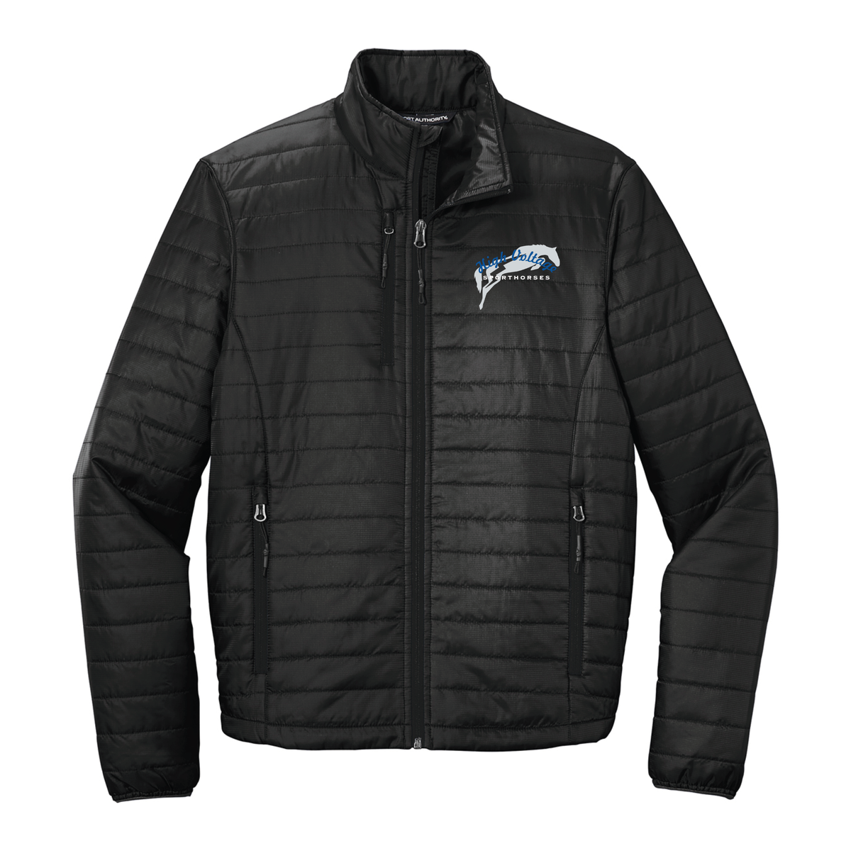 High Voltage Sporthorses Men's Port Authority Packable Puffy Jacket
