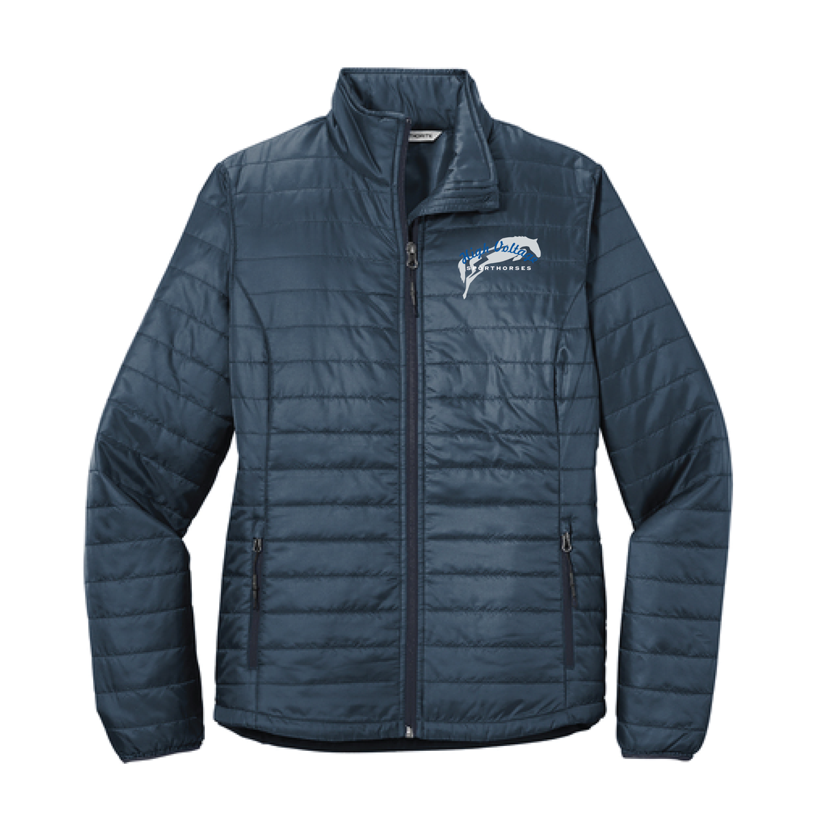 High Voltage Sporthorses Women's Port Authority Packable Puffy Jacket