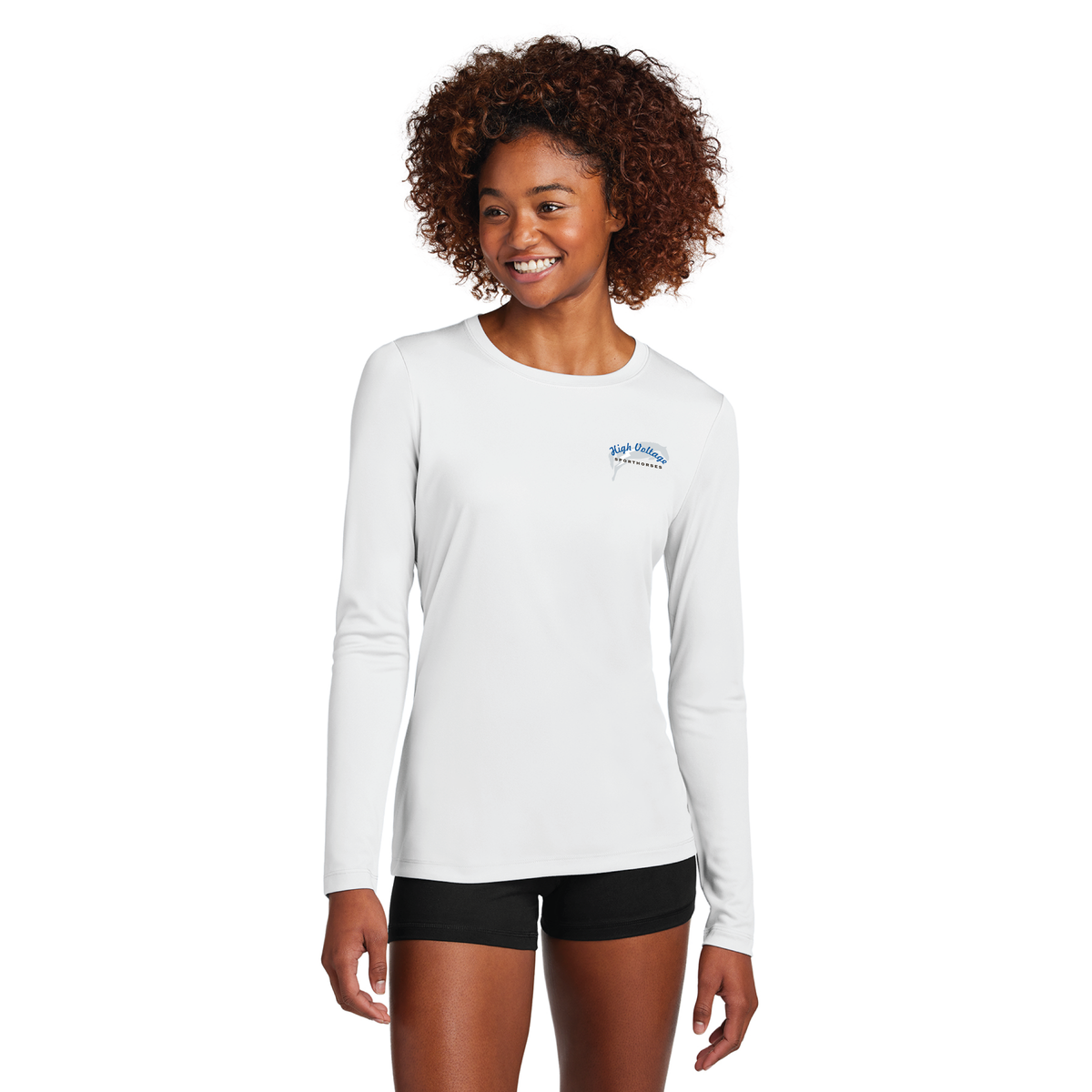 High Voltage Sporthorses Women's Sport-Tek Posi-UV Pro Long Sleeve